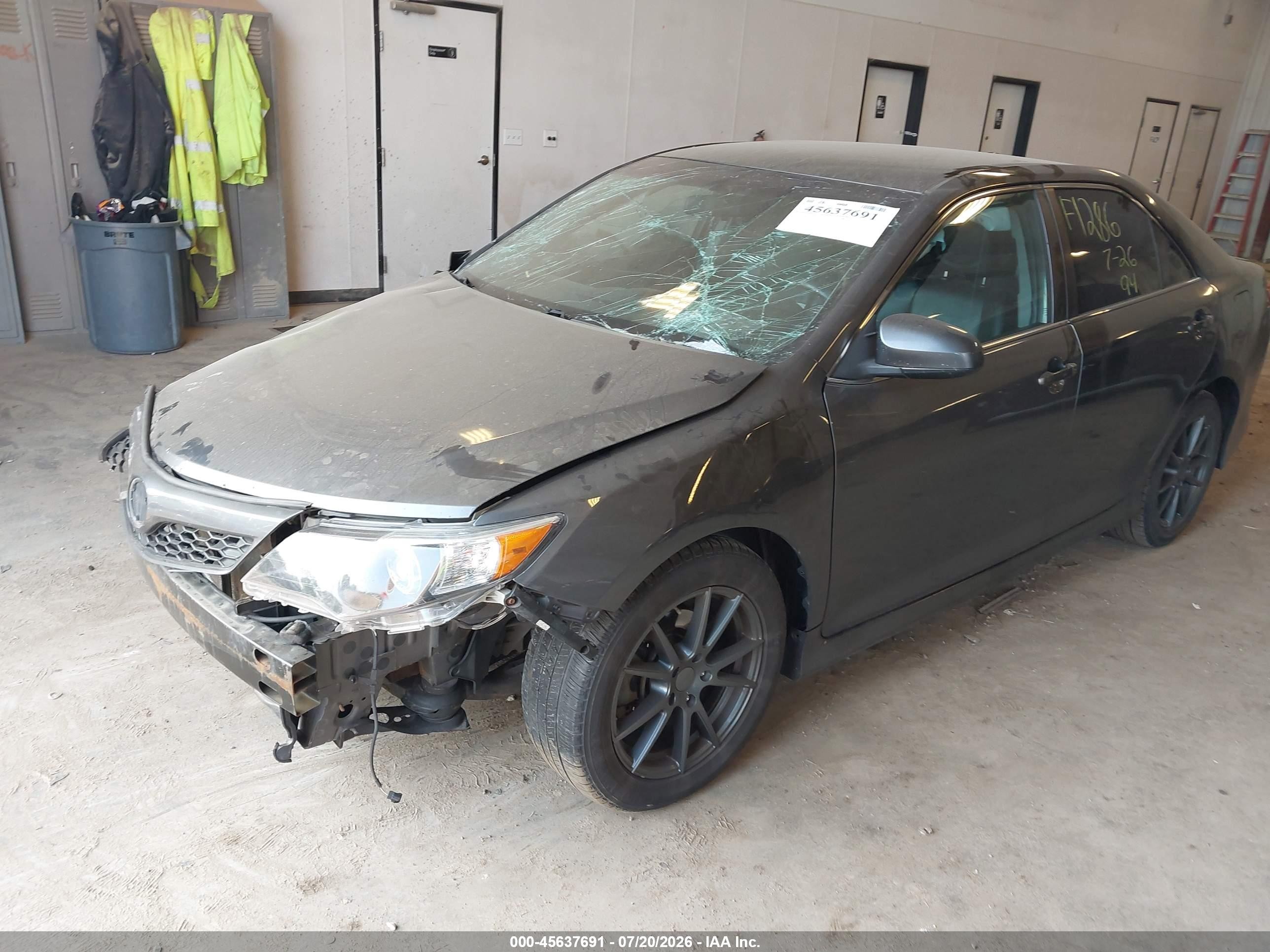 2012 Toyota Camry Se V6 Gray vin: 4T1BK1FK4CU012839