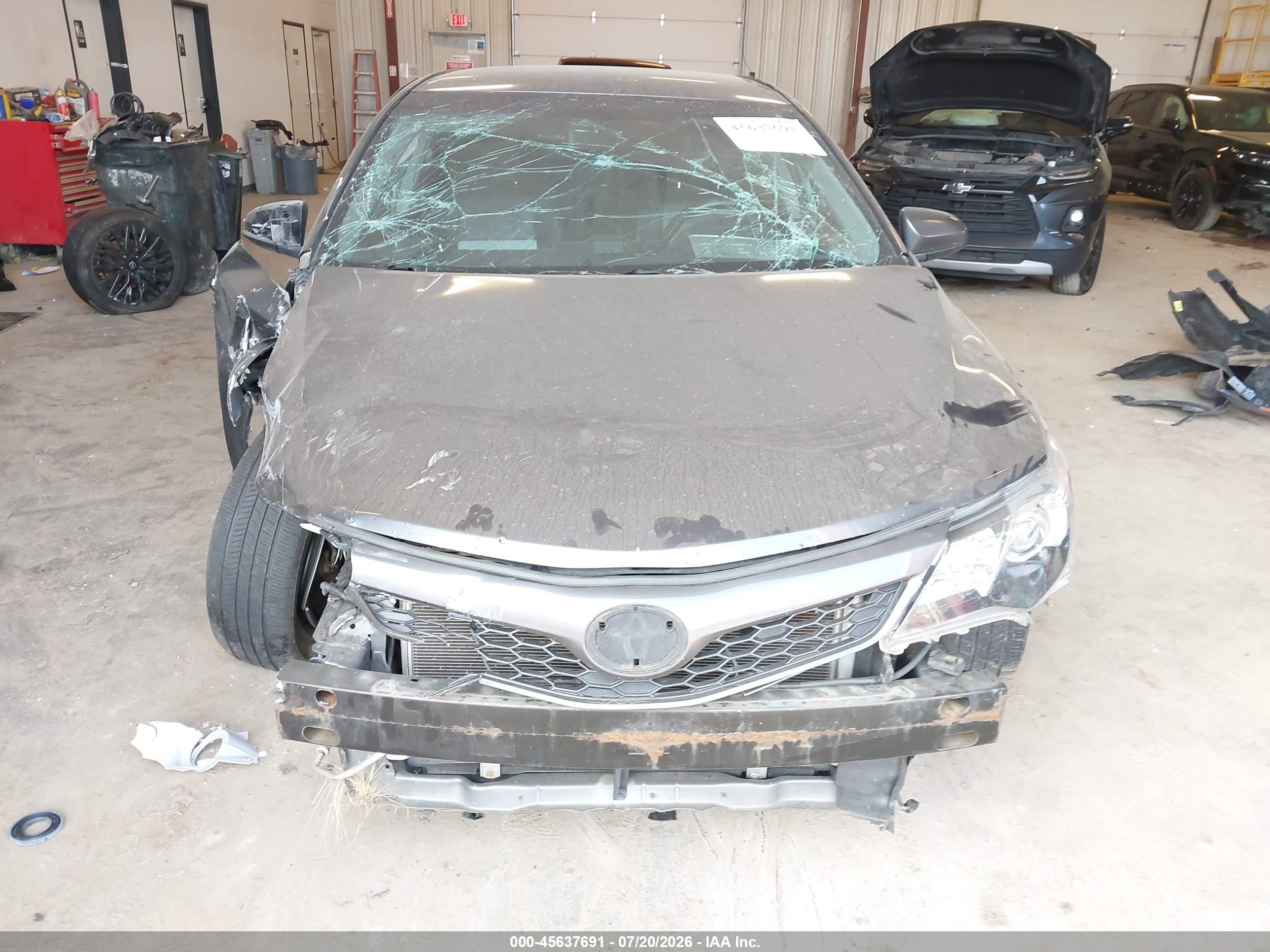 2012 Toyota Camry Se V6 Gray vin: 4T1BK1FK4CU012839