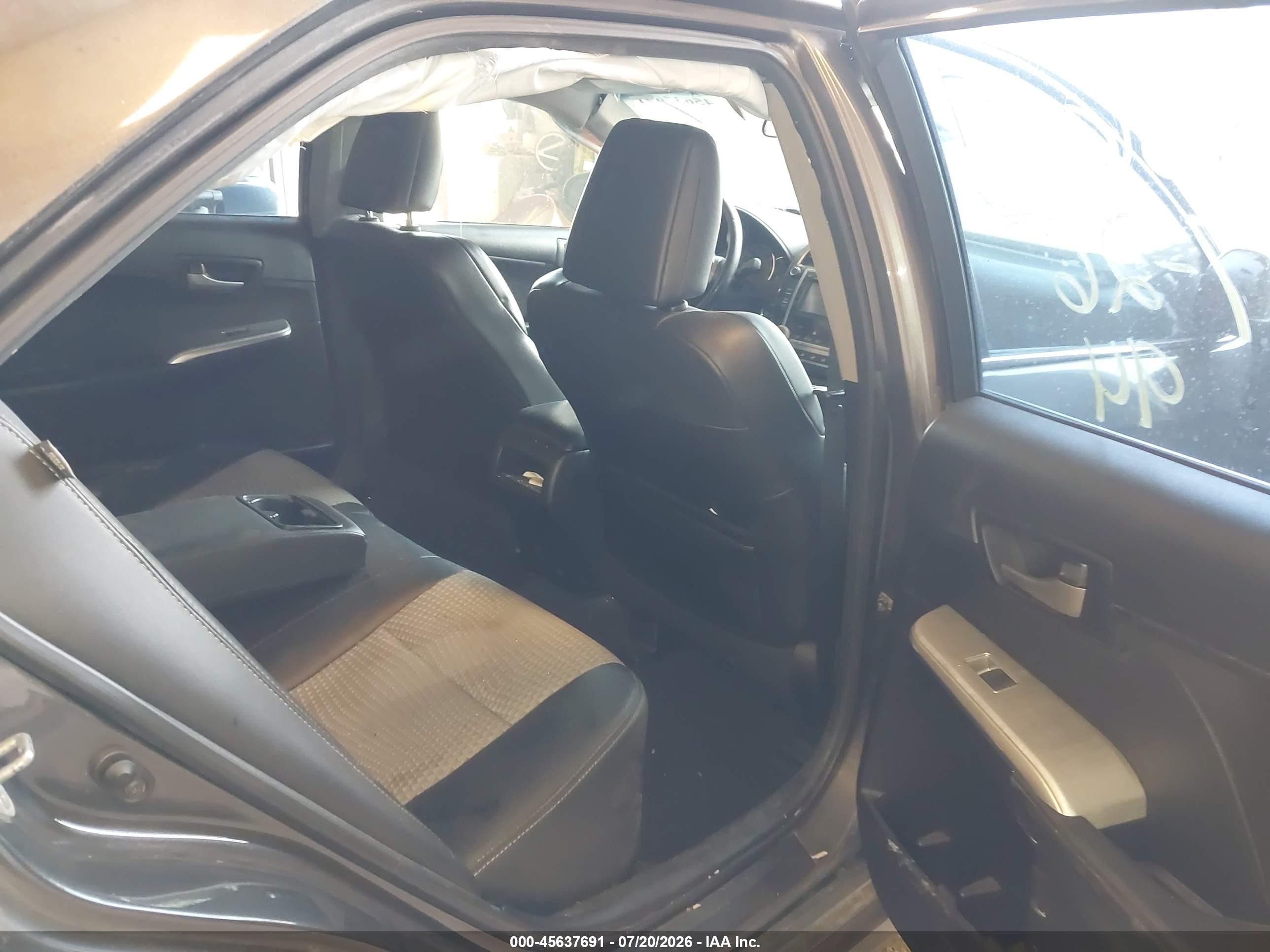 2012 Toyota Camry Se V6 Gray vin: 4T1BK1FK4CU012839