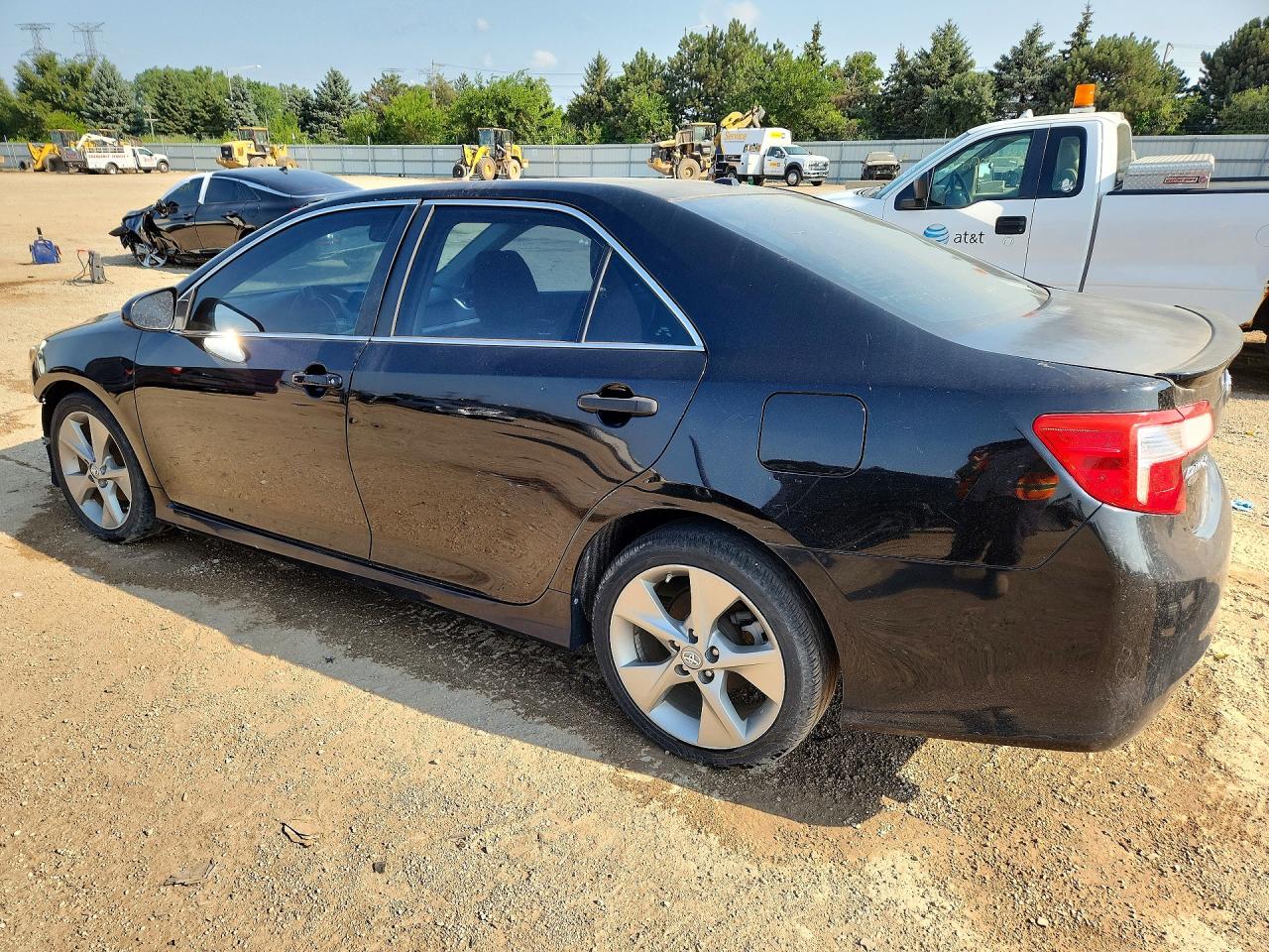 2012 Toyota Camry Se V6 Черный vin: 4T1BK1FK4CU014056