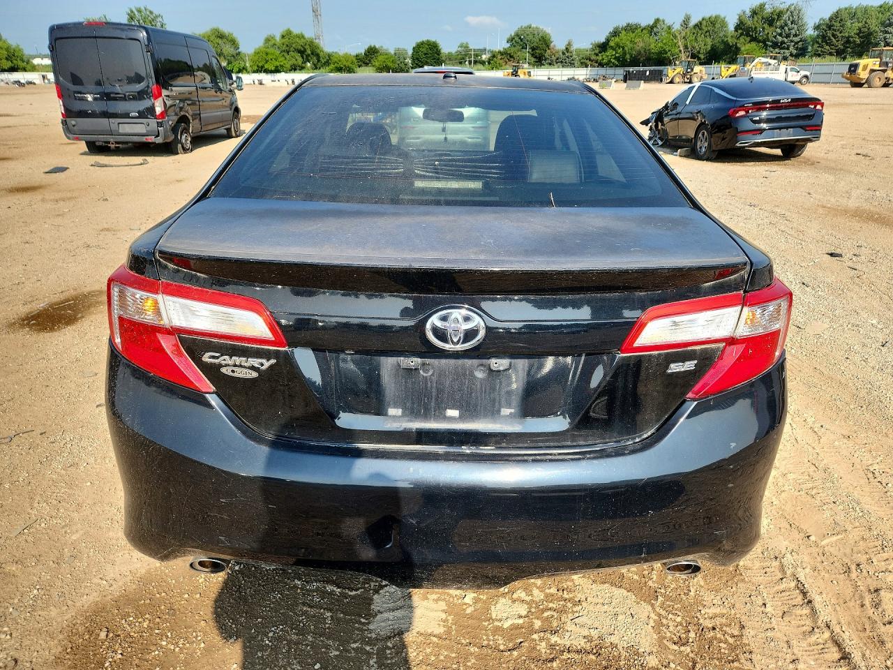 2012 Toyota Camry Se V6 Черный vin: 4T1BK1FK4CU014056