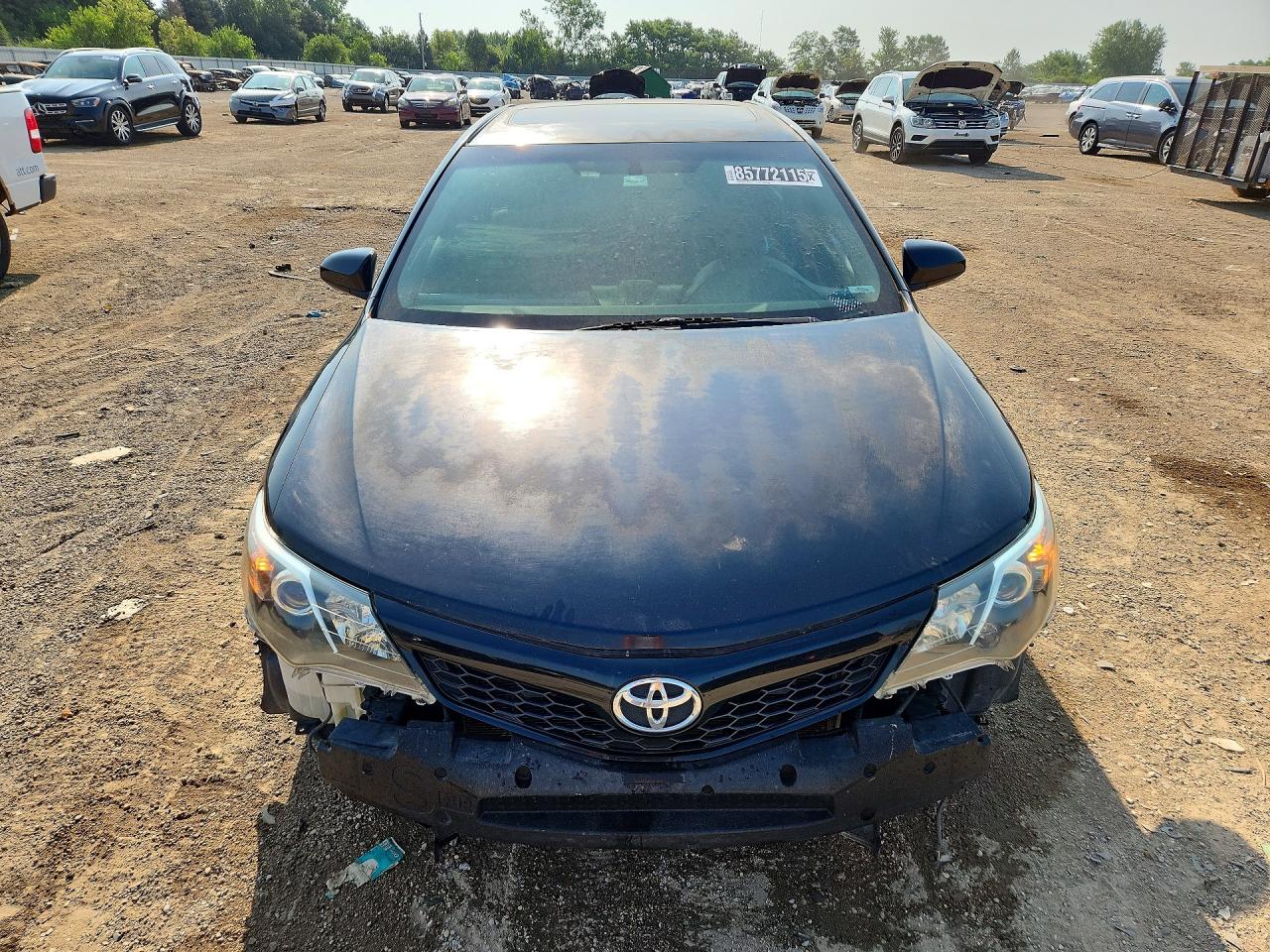 2012 Toyota Camry Se V6 Черный vin: 4T1BK1FK4CU014056