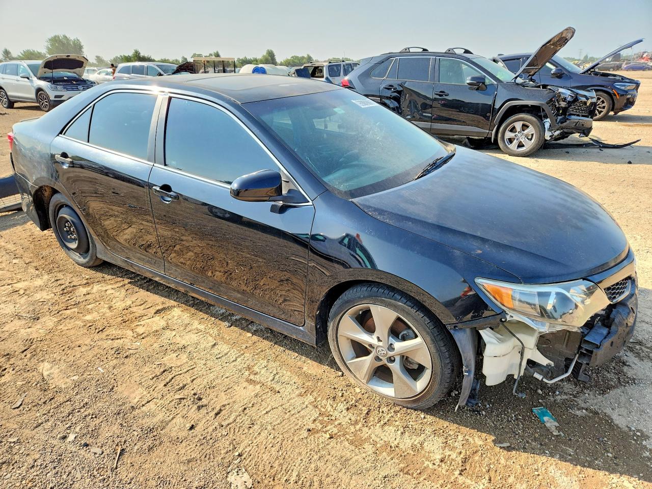 2012 Toyota Camry Se V6 Черный vin: 4T1BK1FK4CU014056