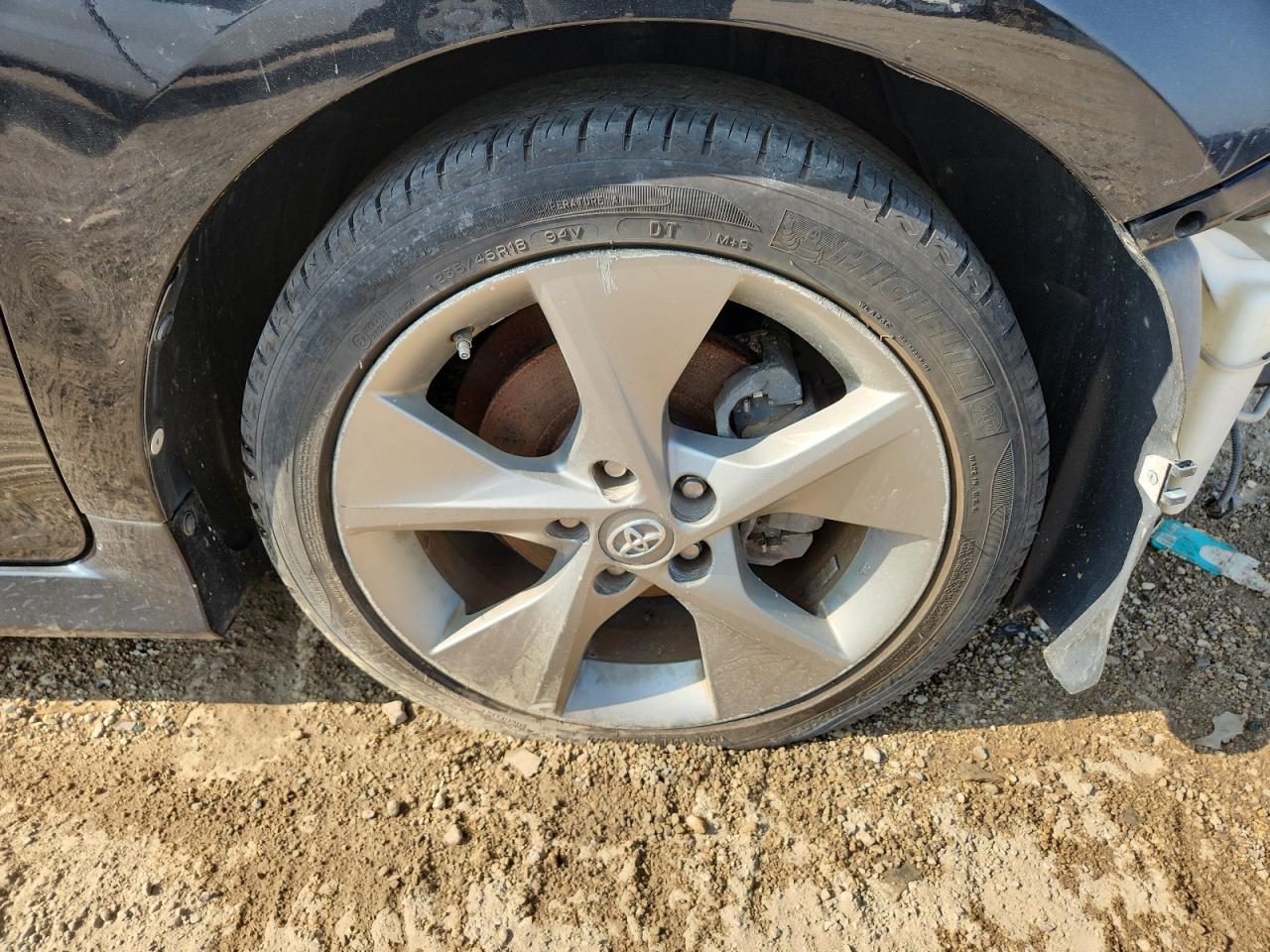 2012 Toyota Camry Se V6 Черный vin: 4T1BK1FK4CU014056 Damage: Right Front Wheel, Curb Rash, > 12 Inches