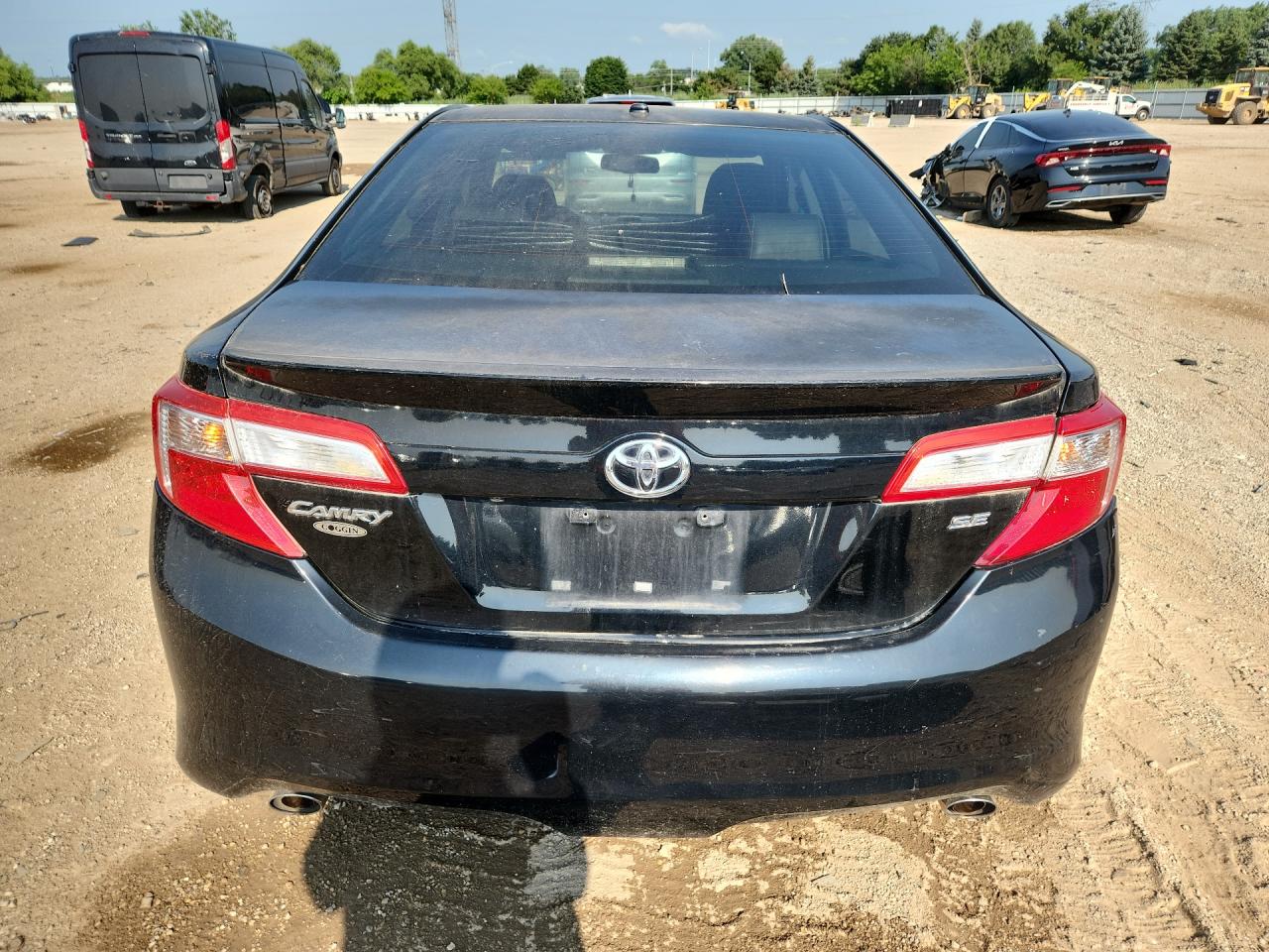 2012 Toyota Camry Se V6 Черный vin: 4T1BK1FK4CU014056 Damage: Deck Lid, Oxidized, > 12 Inches