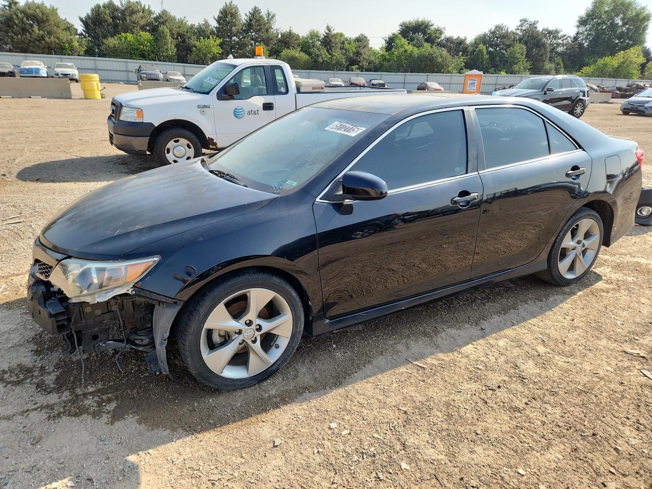 2012 Toyota Camry Se V6 Черный vin: 4T1BK1FK4CU014056 Damage: Left Rear Door, Dent(S) W/ Paint Dmg, 1 To 2 Inches
