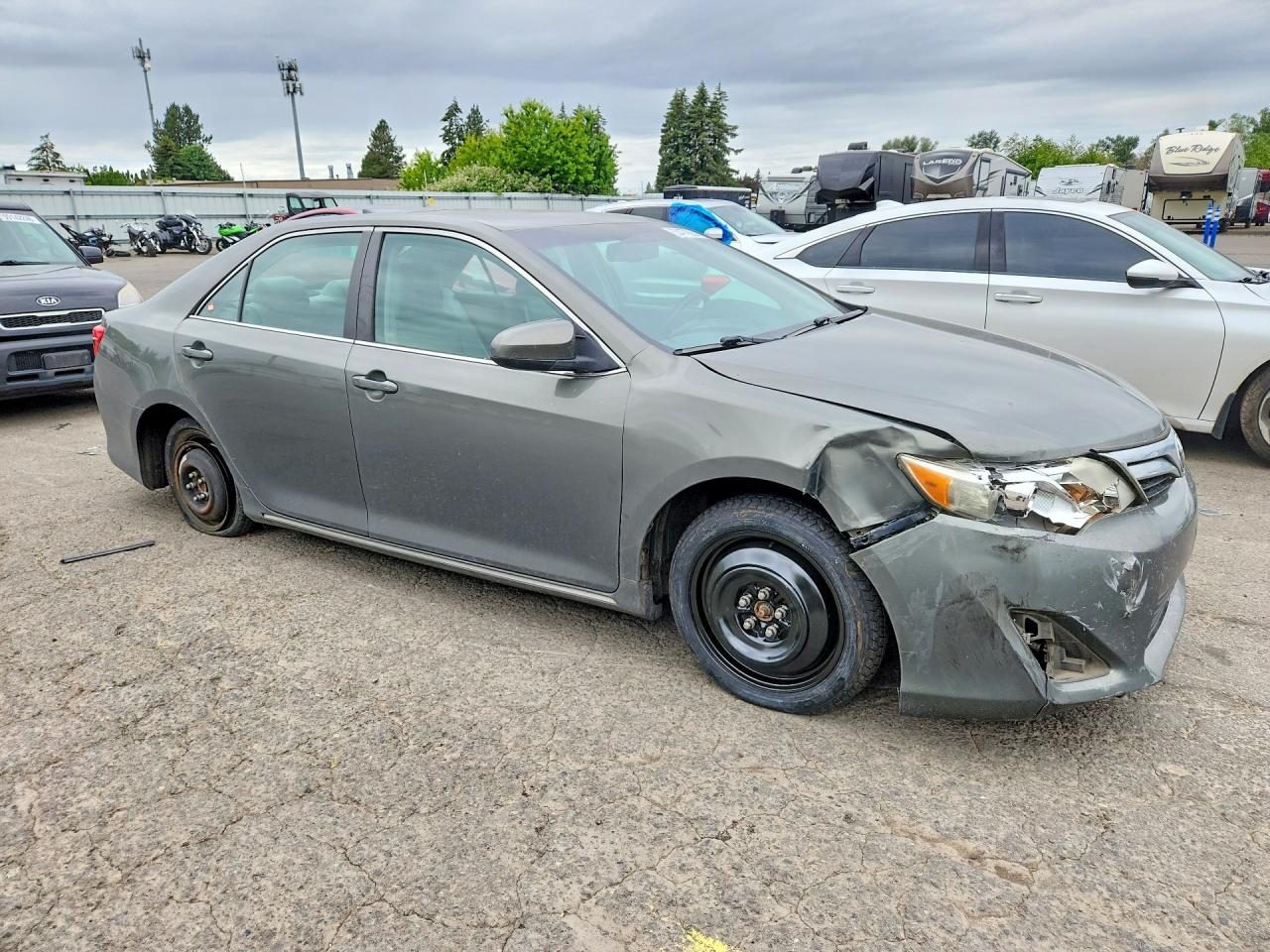 2012 Toyota Camry Xle V6 Gray vin: 4T1BK1FK4CU510880