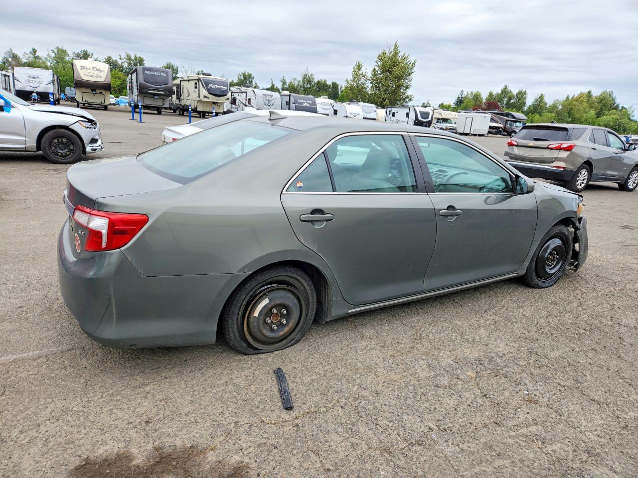 2012 Toyota Camry Xle V6 Gray vin: 4T1BK1FK4CU510880