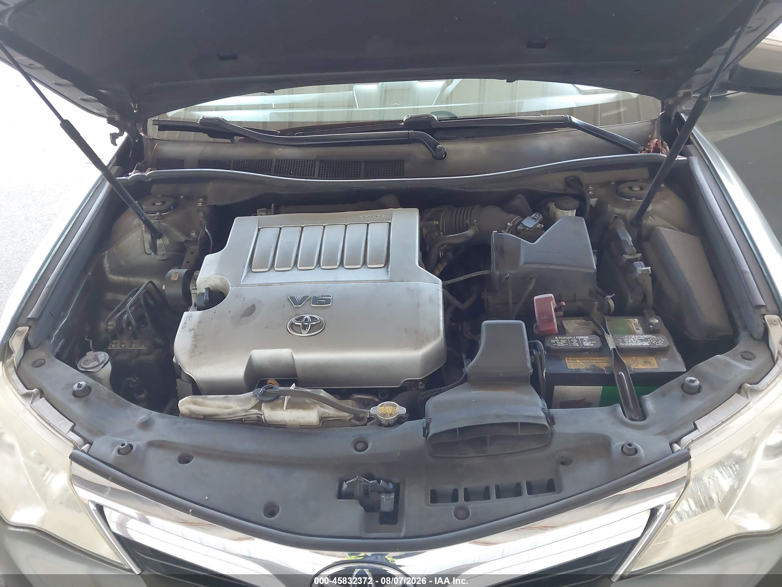 2012 Toyota Camry Xle V6 Gray vin: 4T1BK1FK4CU513729