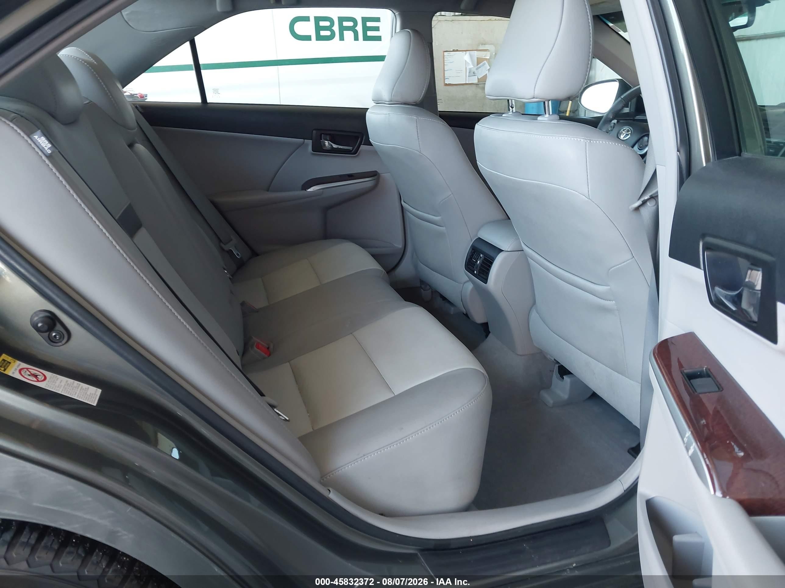2012 Toyota Camry Xle V6 Gray vin: 4T1BK1FK4CU513729