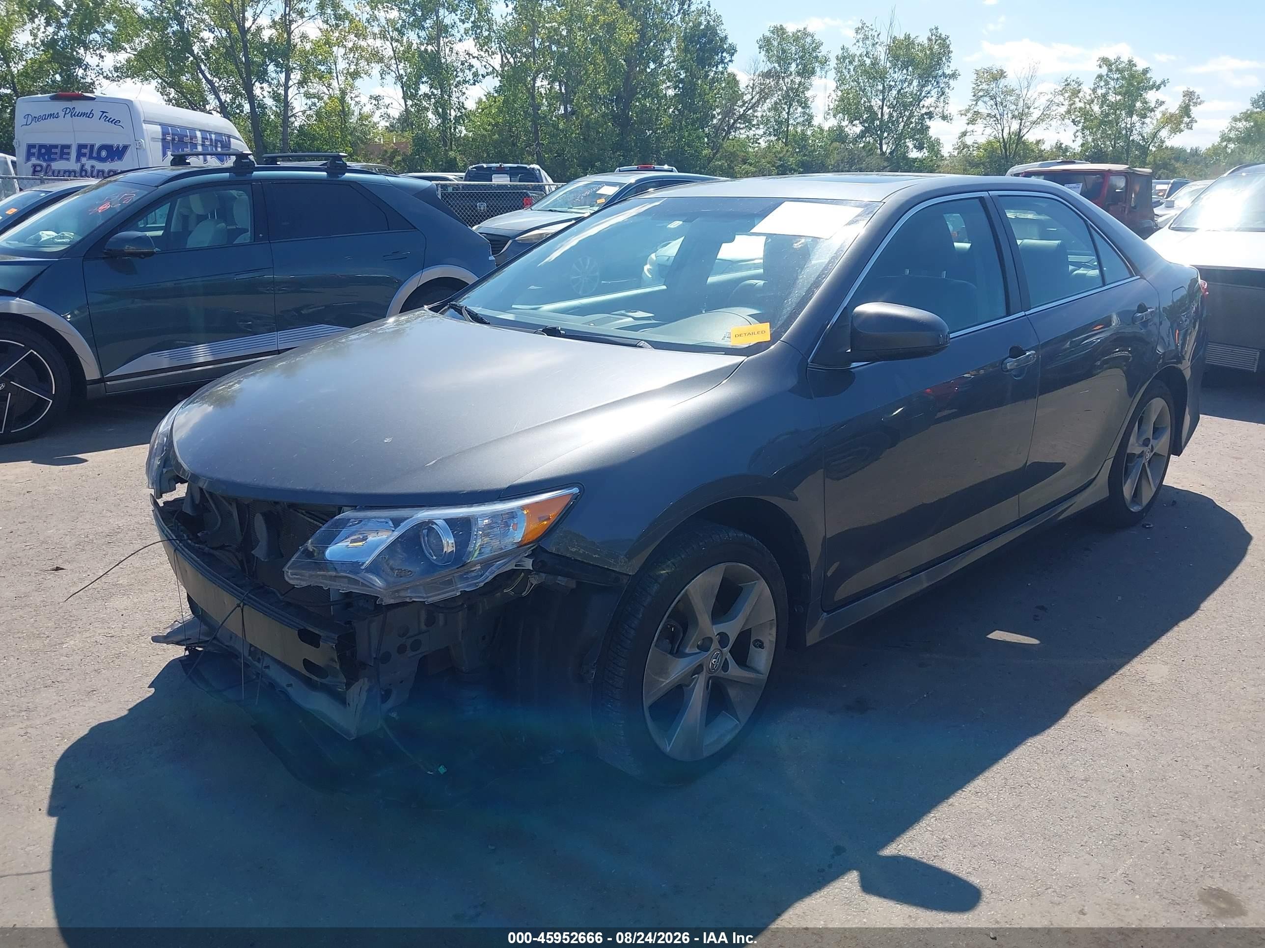 2012 Toyota Camry Se V6 Gray vin: 4T1BK1FK4CU517330
