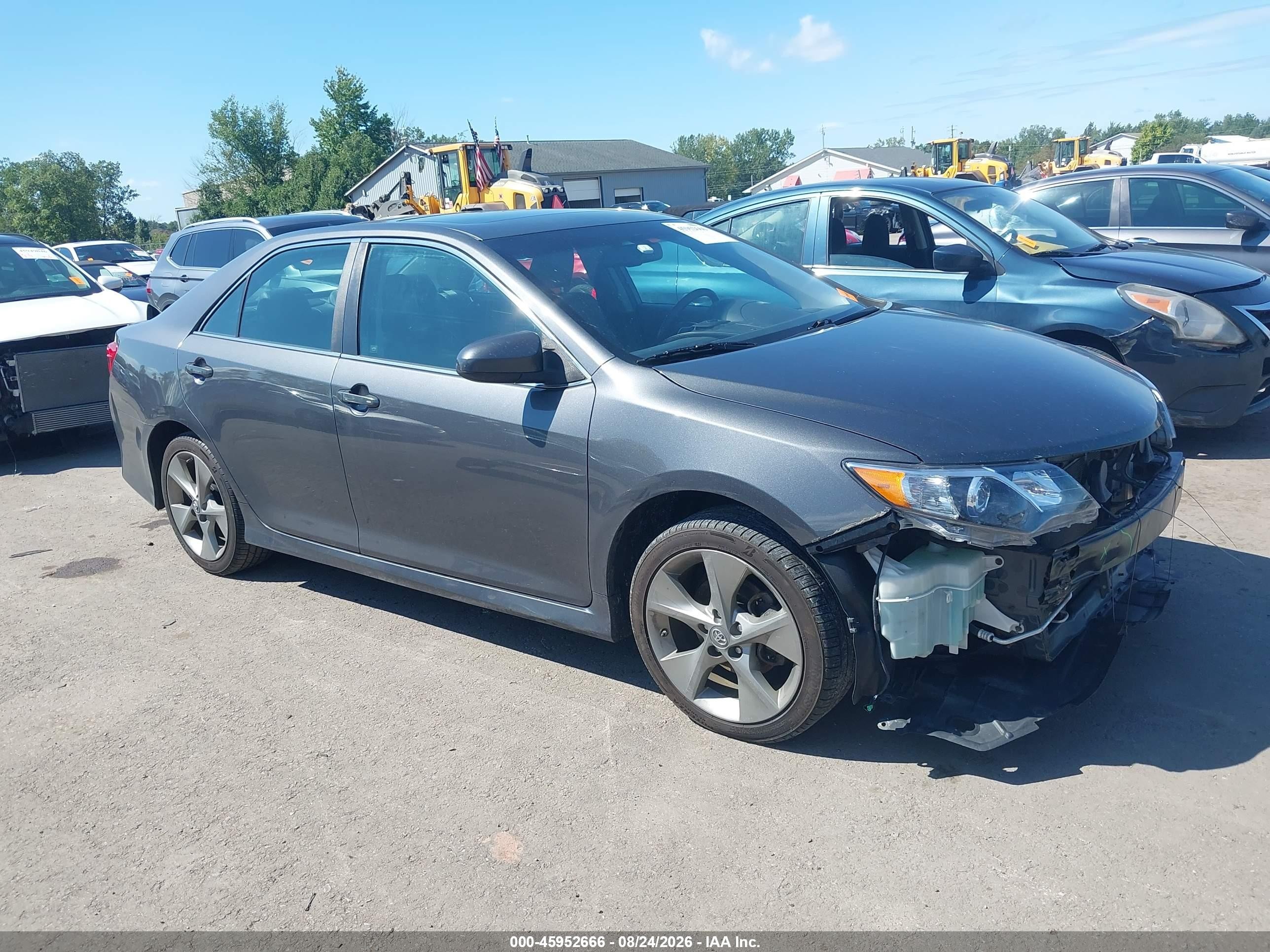 2012 Toyota Camry Se V6 Gray vin: 4T1BK1FK4CU517330