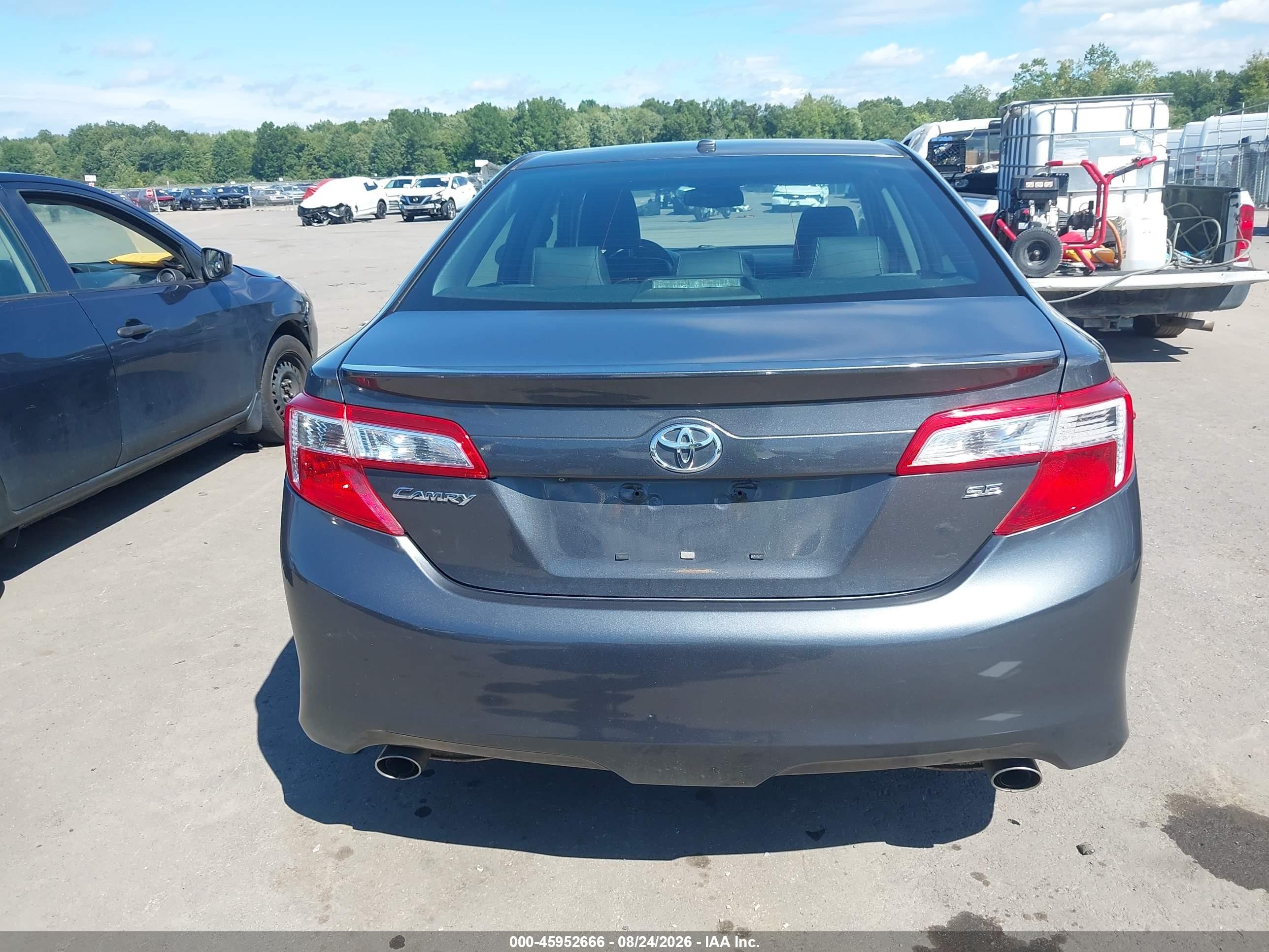 2012 Toyota Camry Se V6 Gray vin: 4T1BK1FK4CU517330