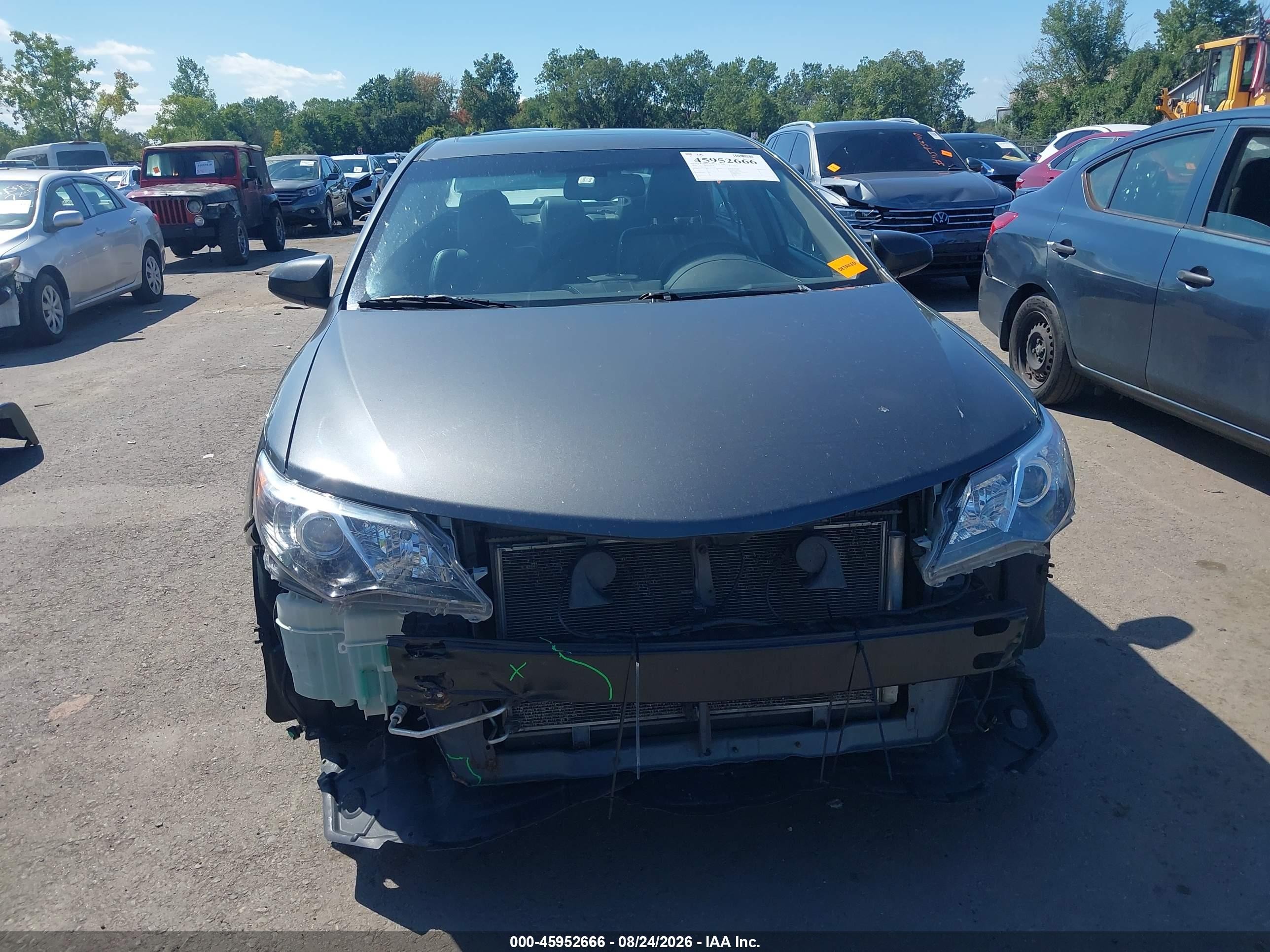 2012 Toyota Camry Se V6 Gray vin: 4T1BK1FK4CU517330