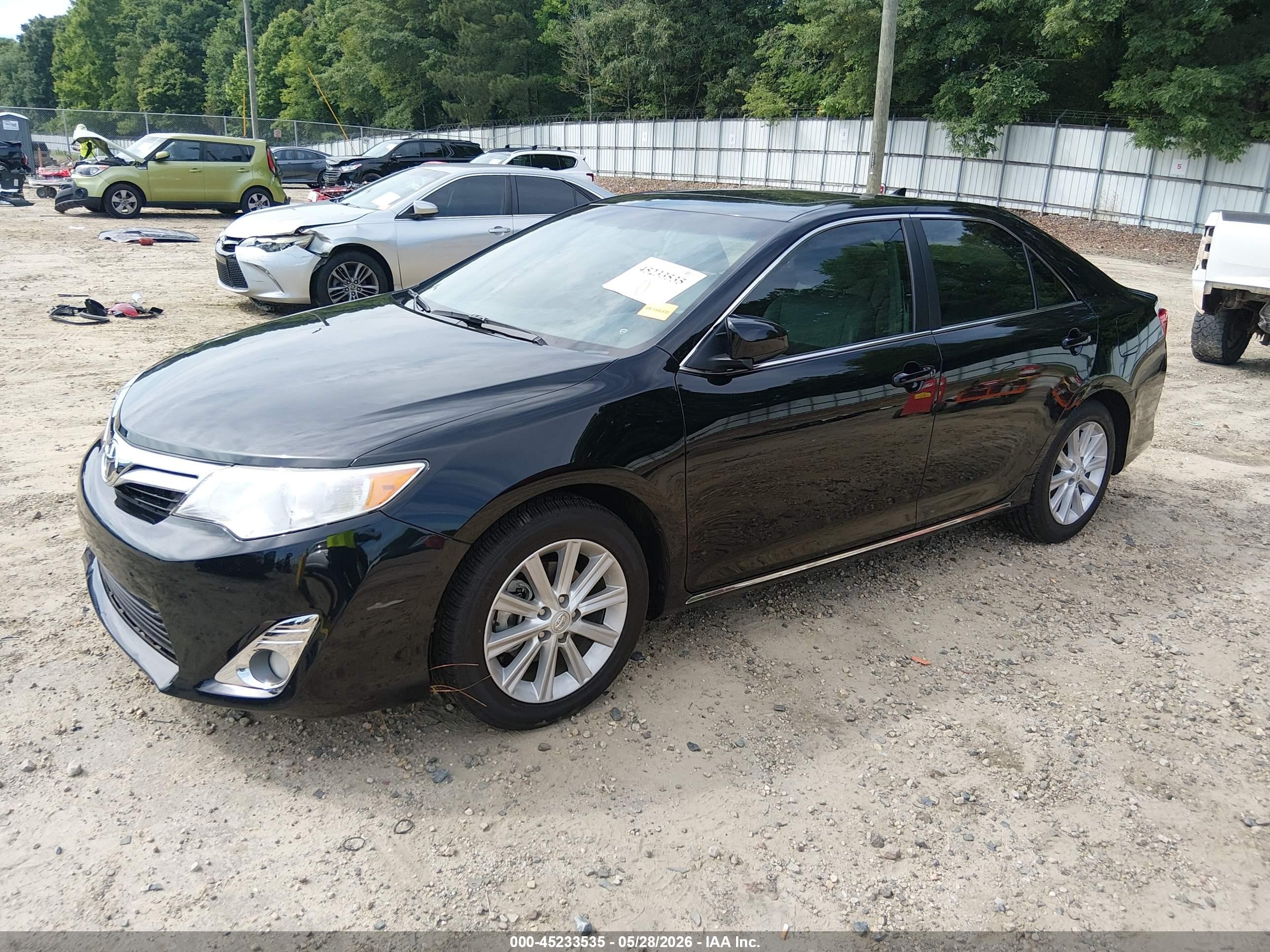 2012 Toyota Camry Xle V6 Black vin: 4T1BK1FK4CU519269