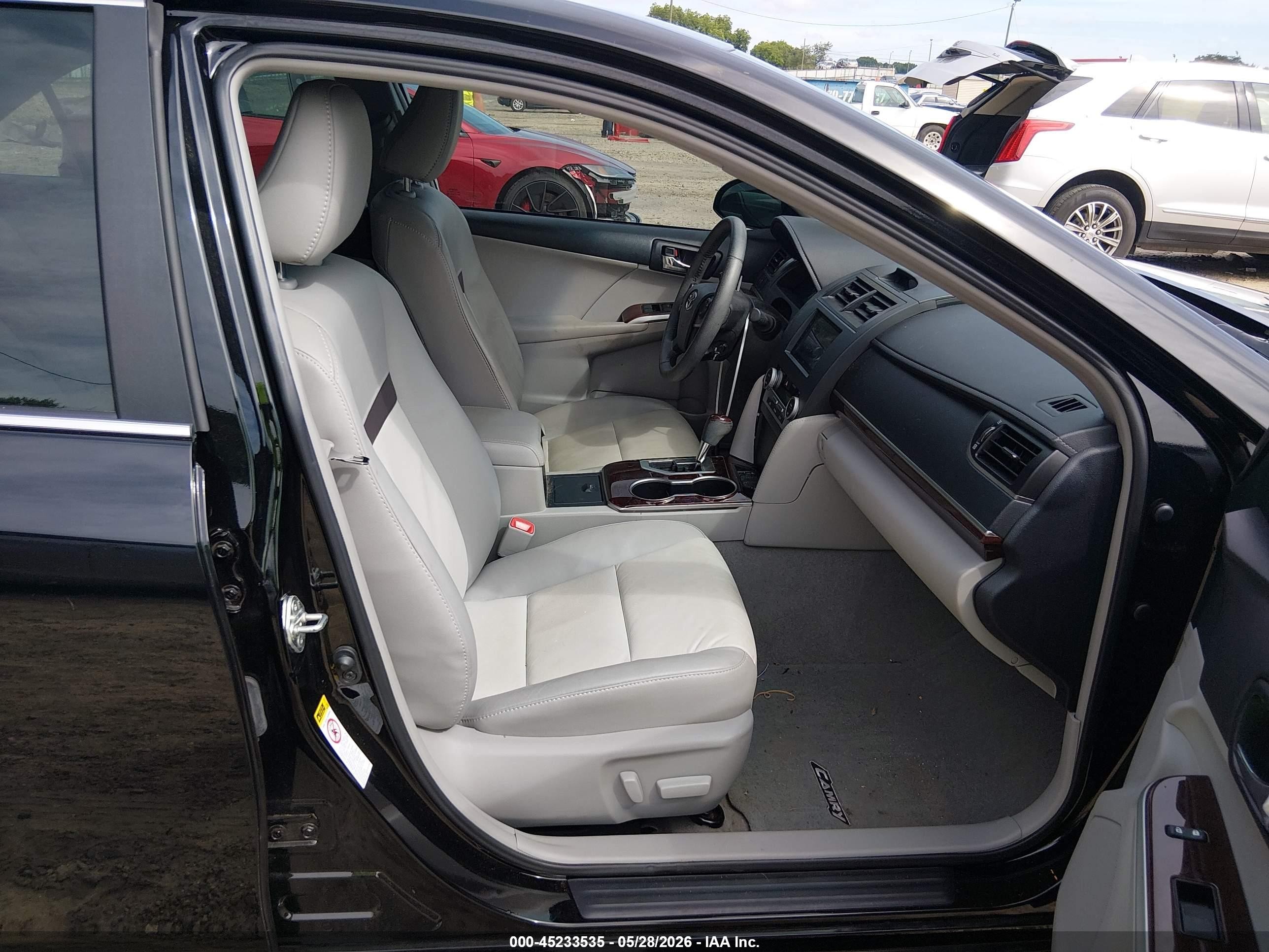 2012 Toyota Camry Xle V6 Black vin: 4T1BK1FK4CU519269
