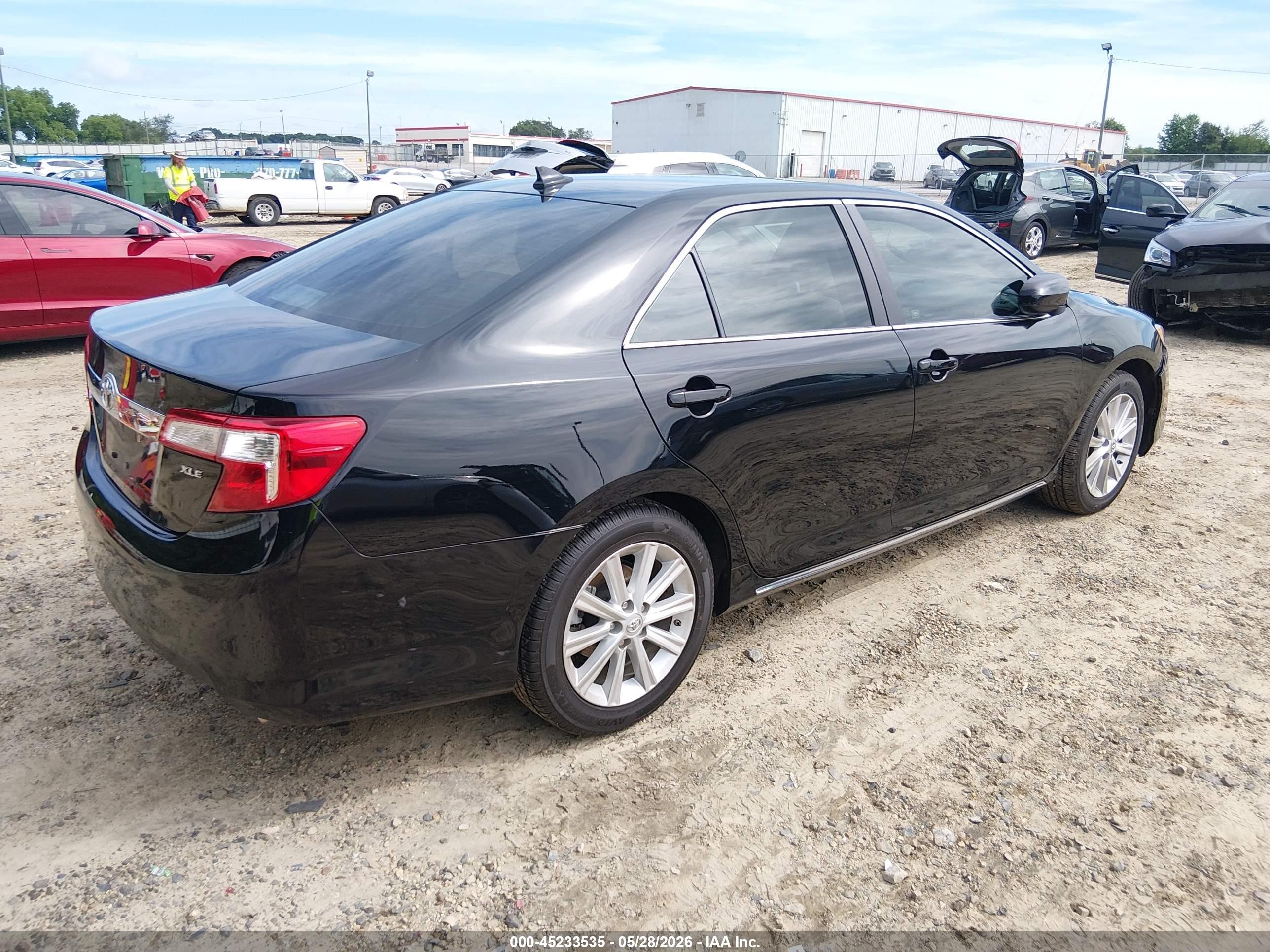2012 Toyota Camry Xle V6 Black vin: 4T1BK1FK4CU519269