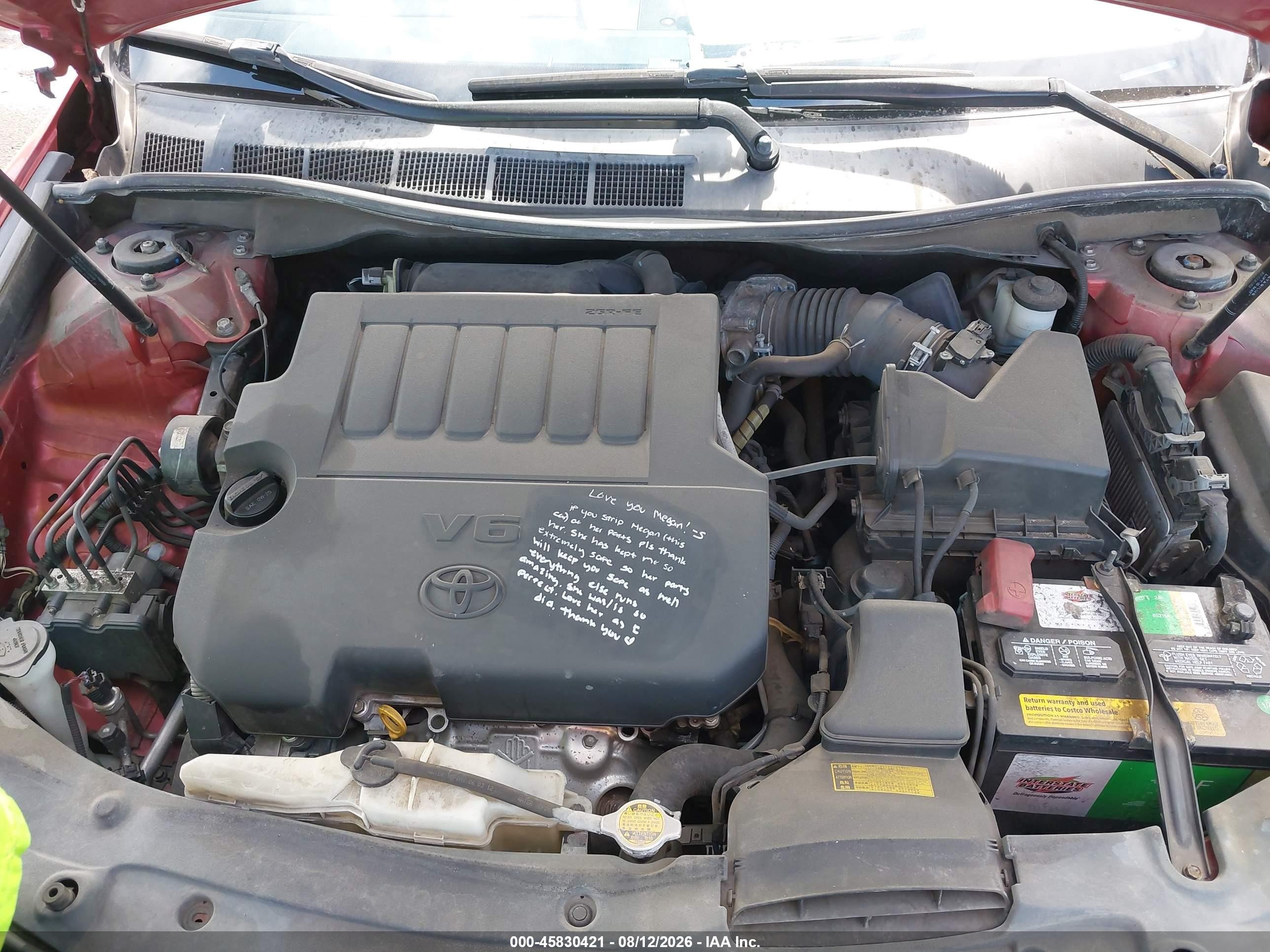 2012 Toyota Camry Se V6 Red vin: 4T1BK1FK4CU519353