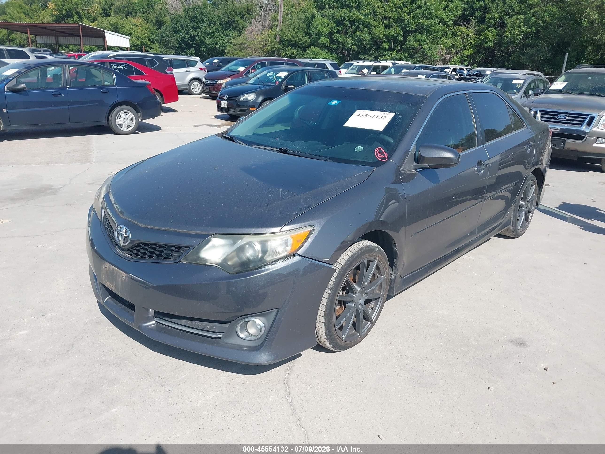 2014 Toyota Camry Se V6 Gray vin: 4T1BK1FK4EU024024