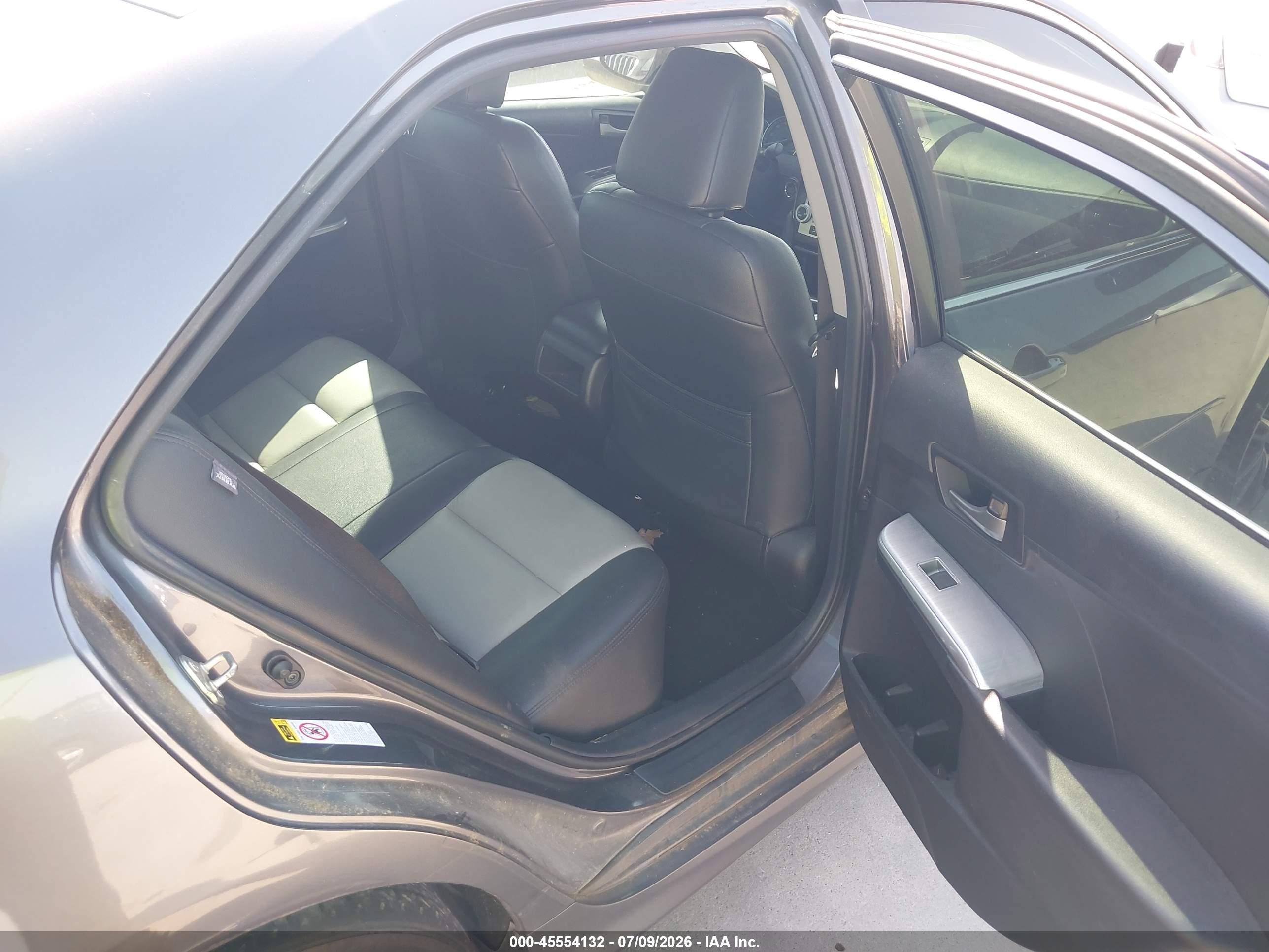 2014 Toyota Camry Se V6 Gray vin: 4T1BK1FK4EU024024