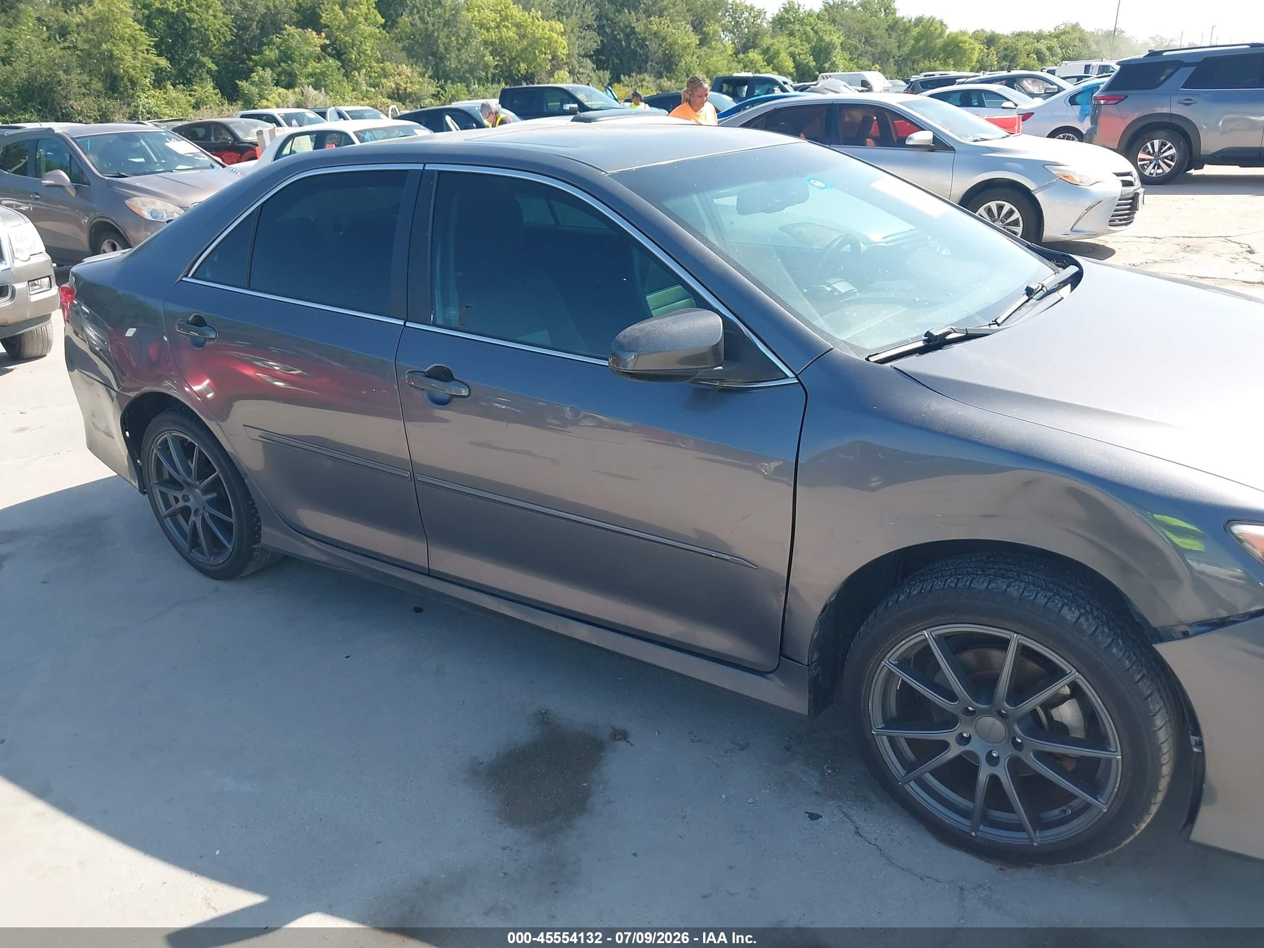2014 Toyota Camry Se V6 Gray vin: 4T1BK1FK4EU024024