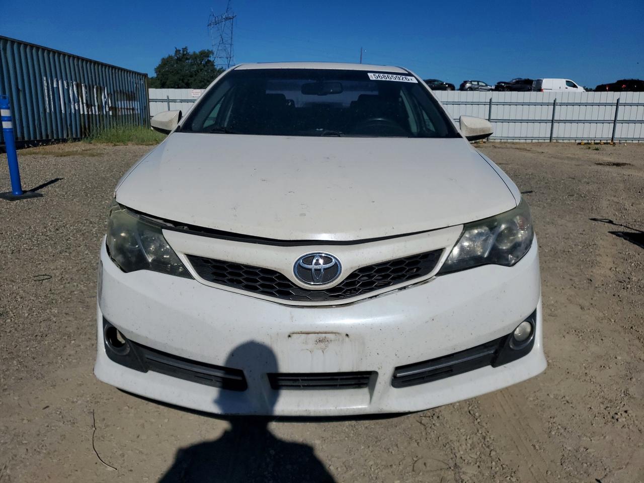2014 Toyota Camry Se V6 White vin: 4T1BK1FK4EU026713