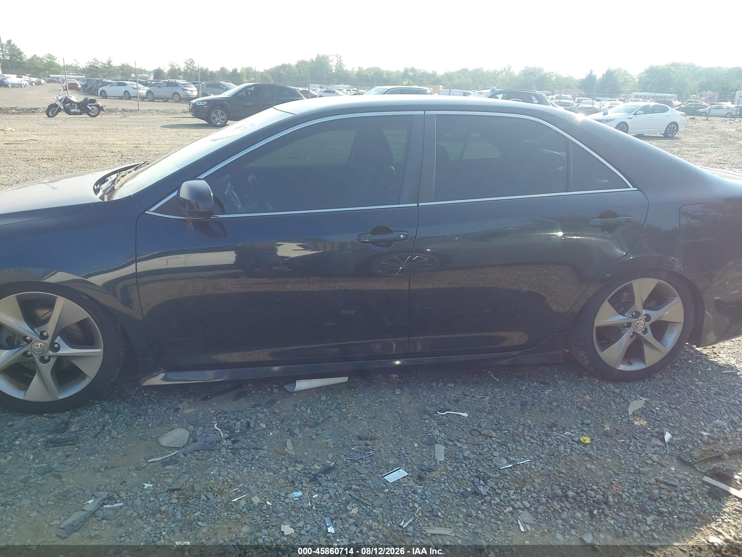 2014 Toyota Camry Se V6 Black vin: 4T1BK1FK4EU546197