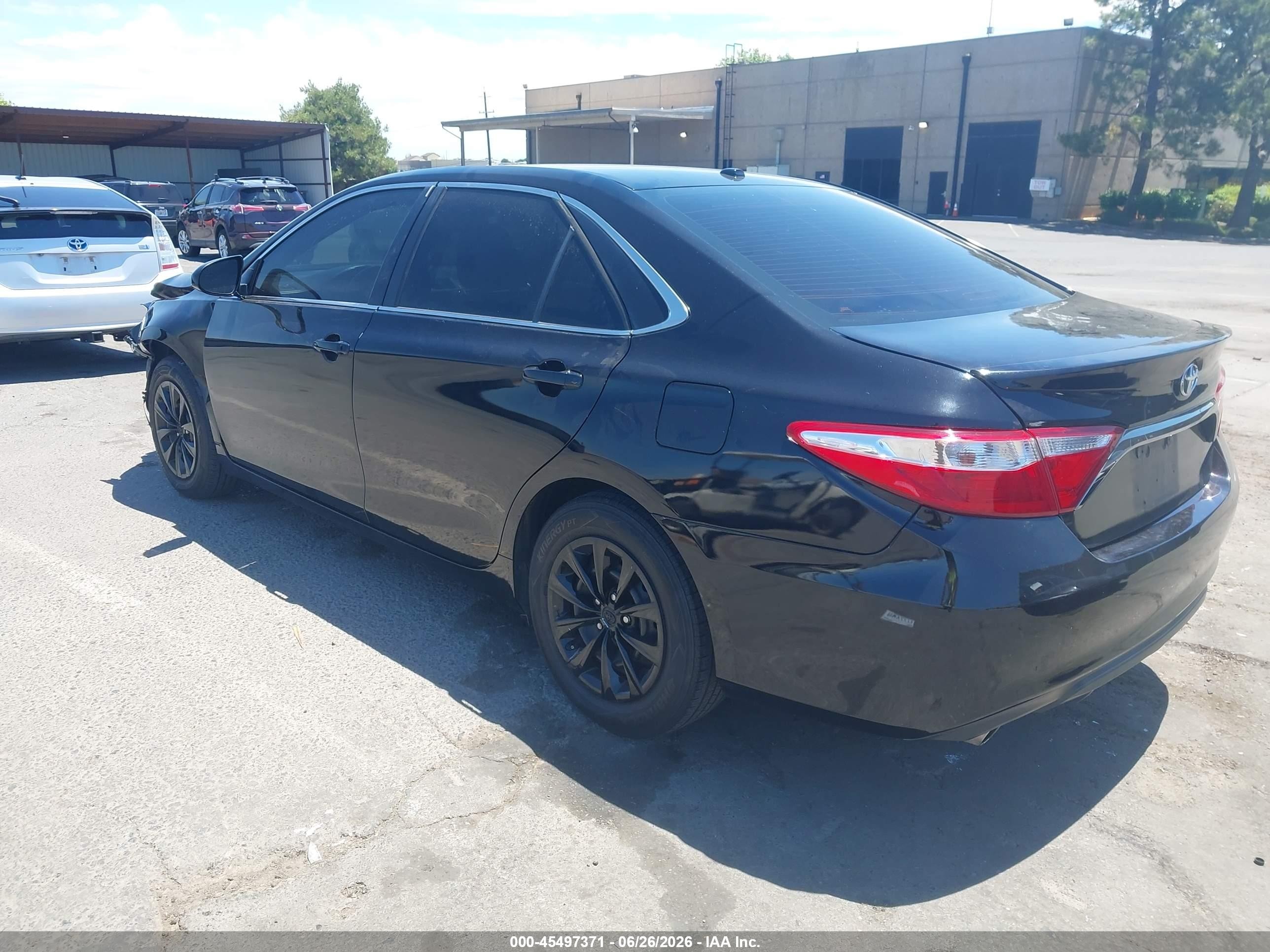 2015 Toyota Camry Xse V6 Black vin: 4T1BK1FK4FU560988