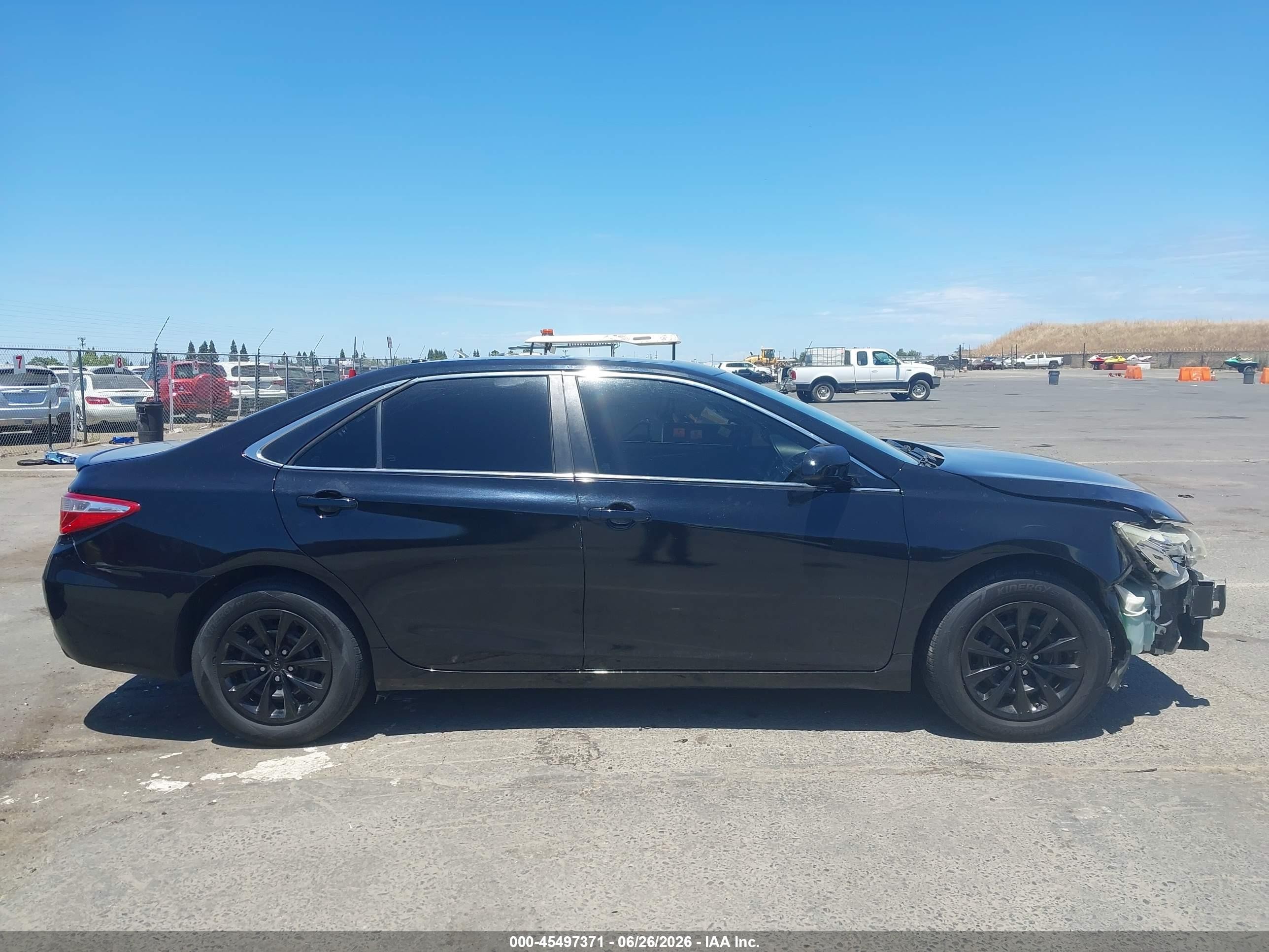 2015 Toyota Camry Xse V6 Black vin: 4T1BK1FK4FU560988
