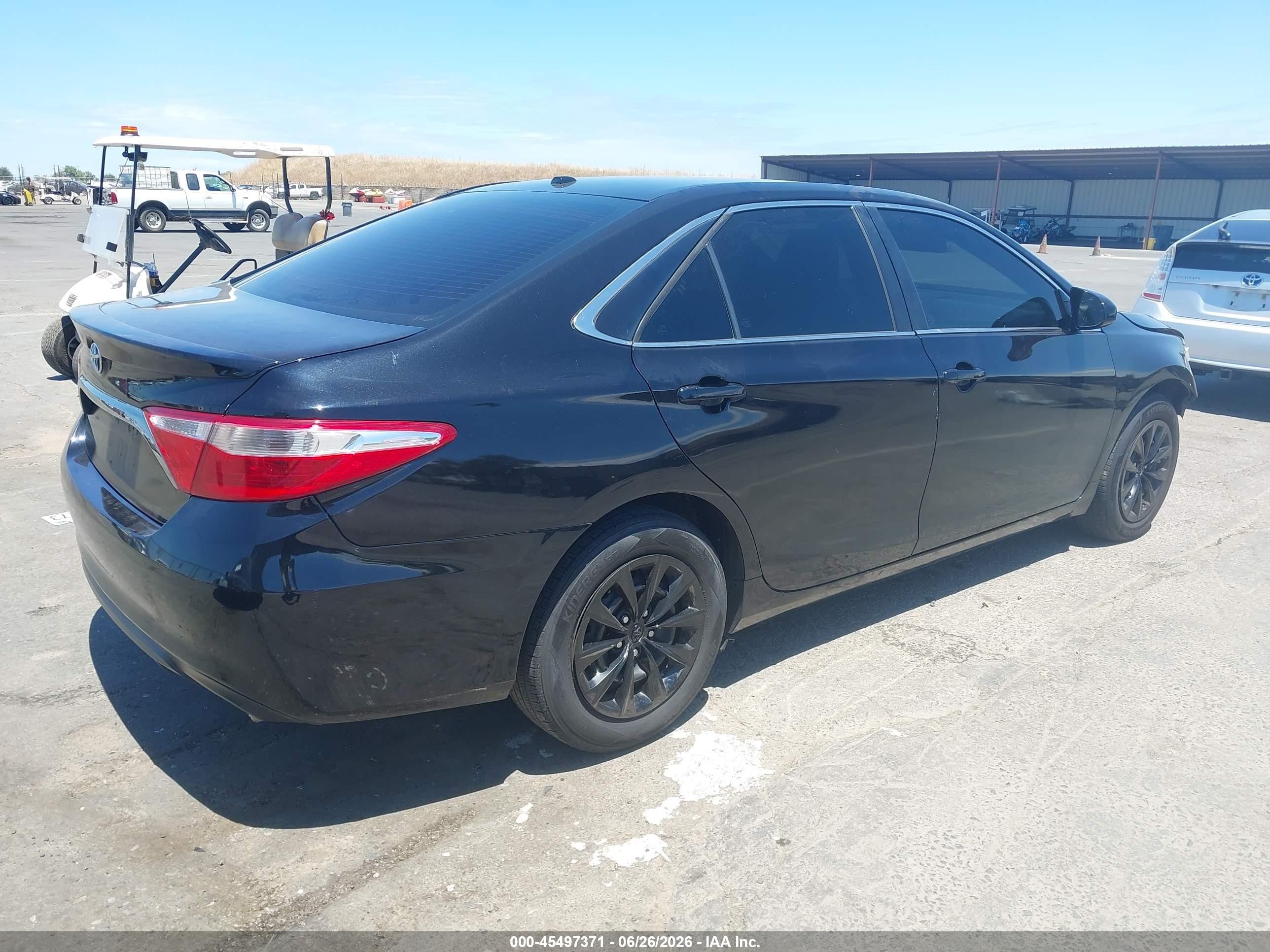 2015 Toyota Camry Xse V6 Black vin: 4T1BK1FK4FU560988