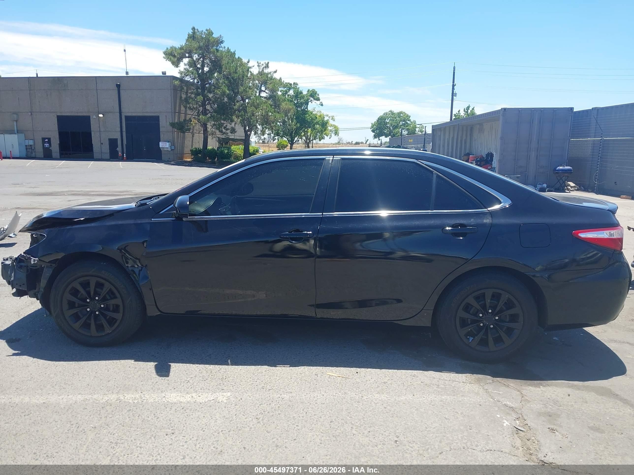 2015 Toyota Camry Xse V6 Black vin: 4T1BK1FK4FU560988
