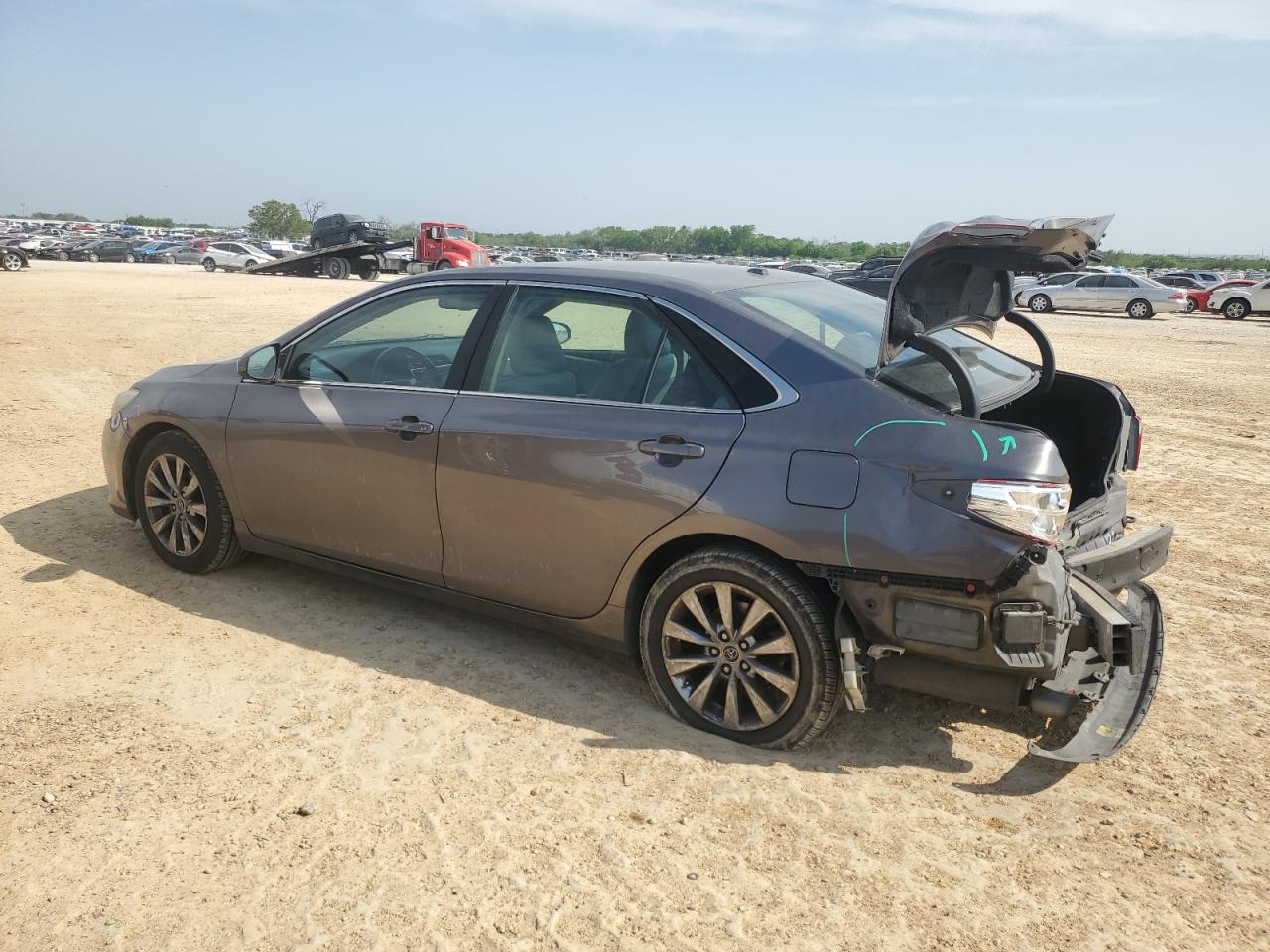 2015 Toyota Camry Xse Gray vin: 4T1BK1FK4FU568279