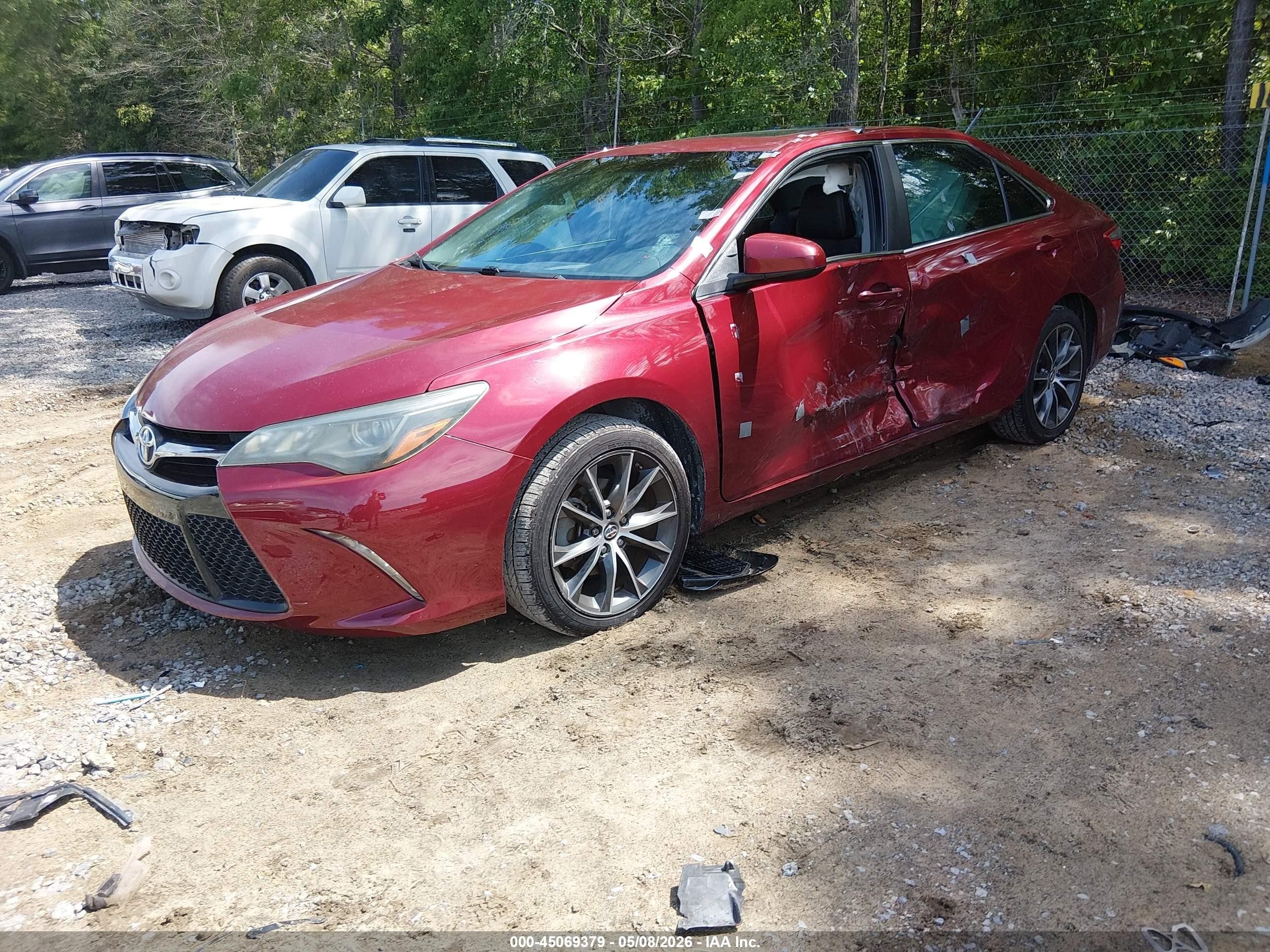 2017 Toyota Camry Xse V6 Красный vin: 4T1BK1FK4HU580564