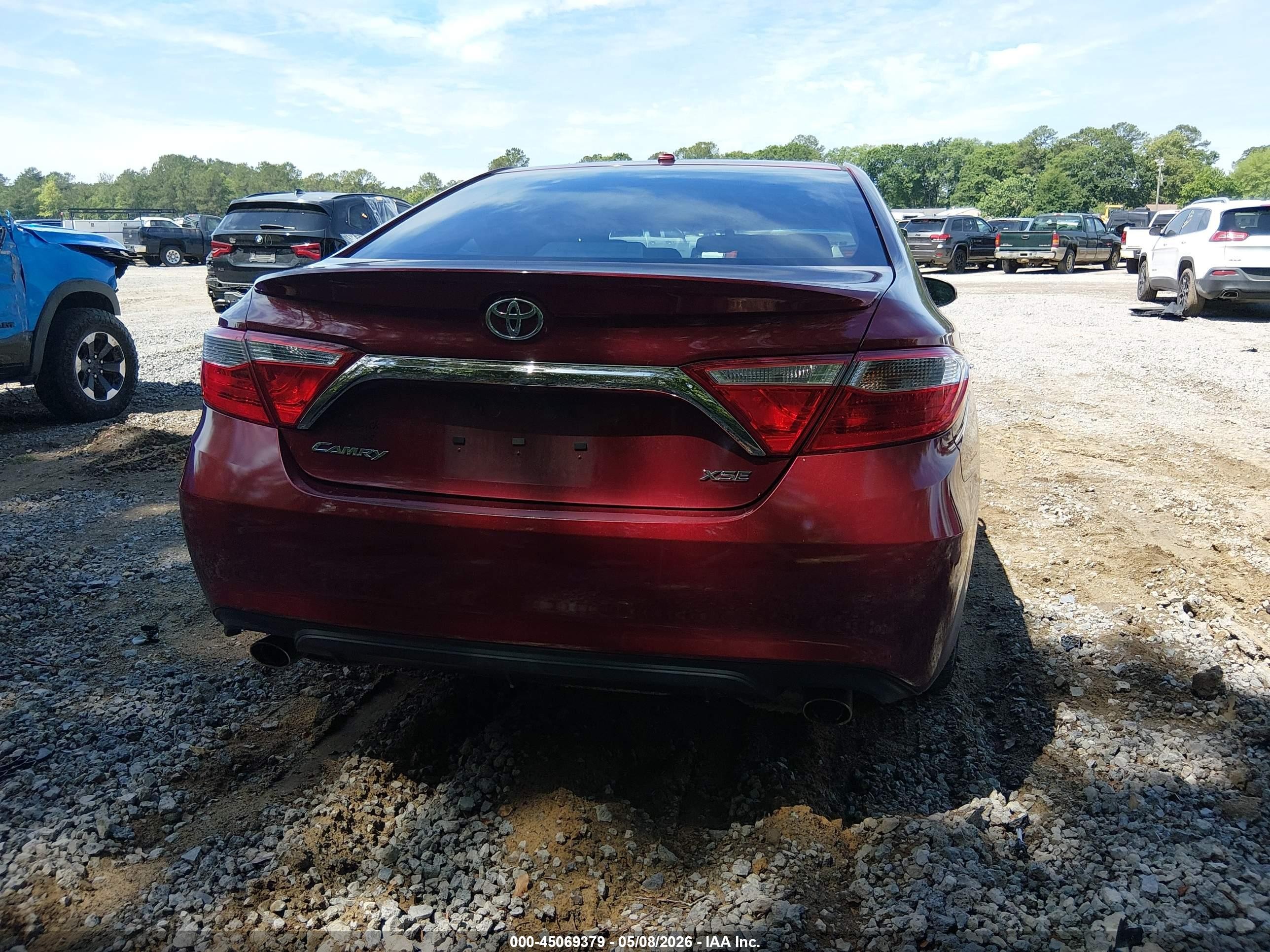 2017 Toyota Camry Xse V6 Красный vin: 4T1BK1FK4HU580564