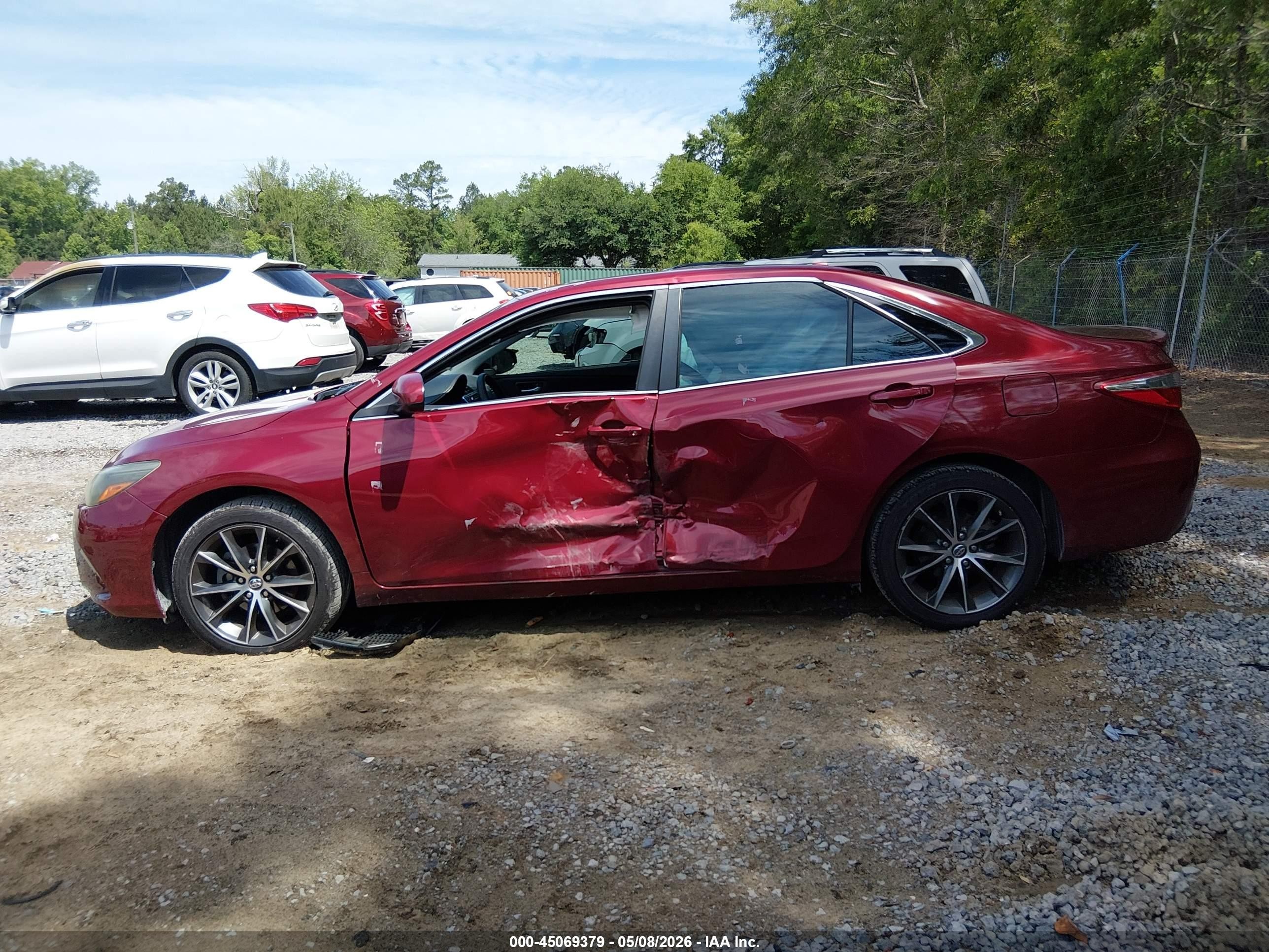 2017 Toyota Camry Xse V6 Красный vin: 4T1BK1FK4HU580564