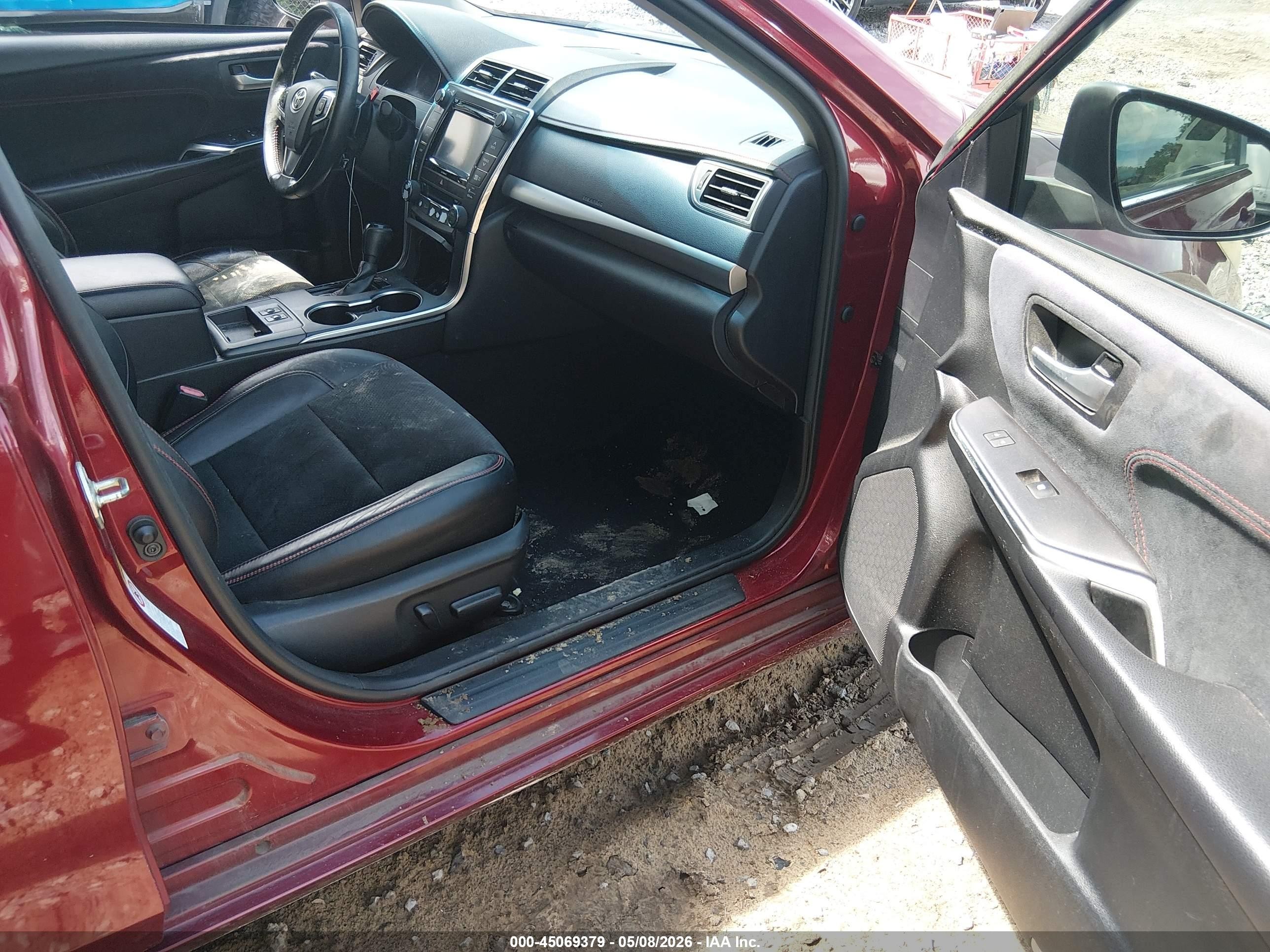 2017 Toyota Camry Xse V6 Красный vin: 4T1BK1FK4HU580564