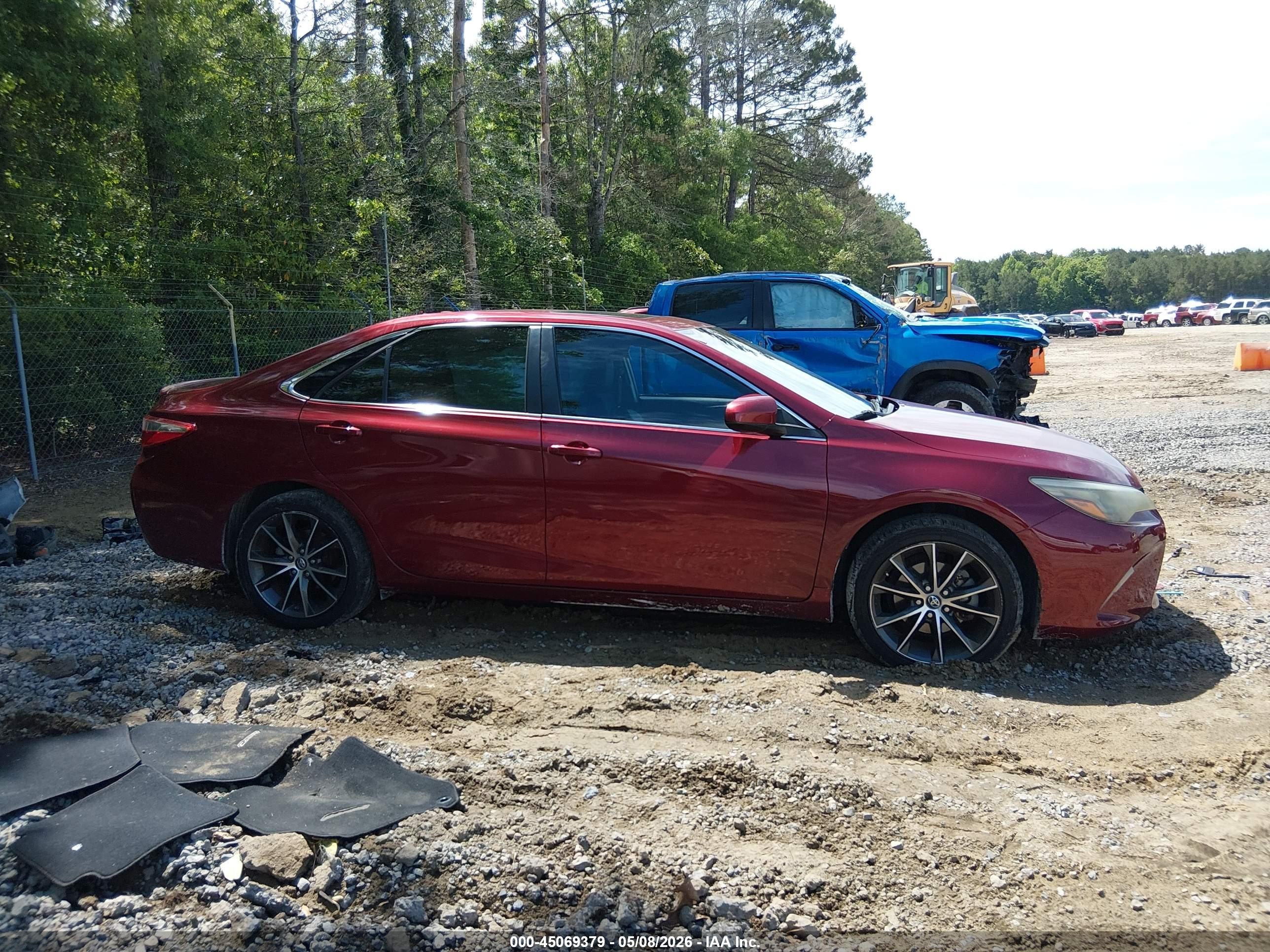 2017 Toyota Camry Xse V6 Красный vin: 4T1BK1FK4HU580564