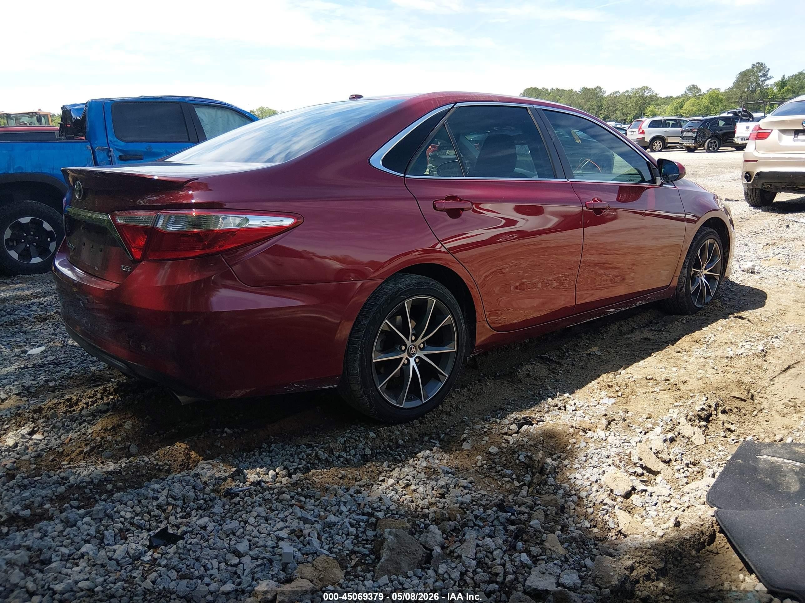 2017 Toyota Camry Xse V6 Красный vin: 4T1BK1FK4HU580564