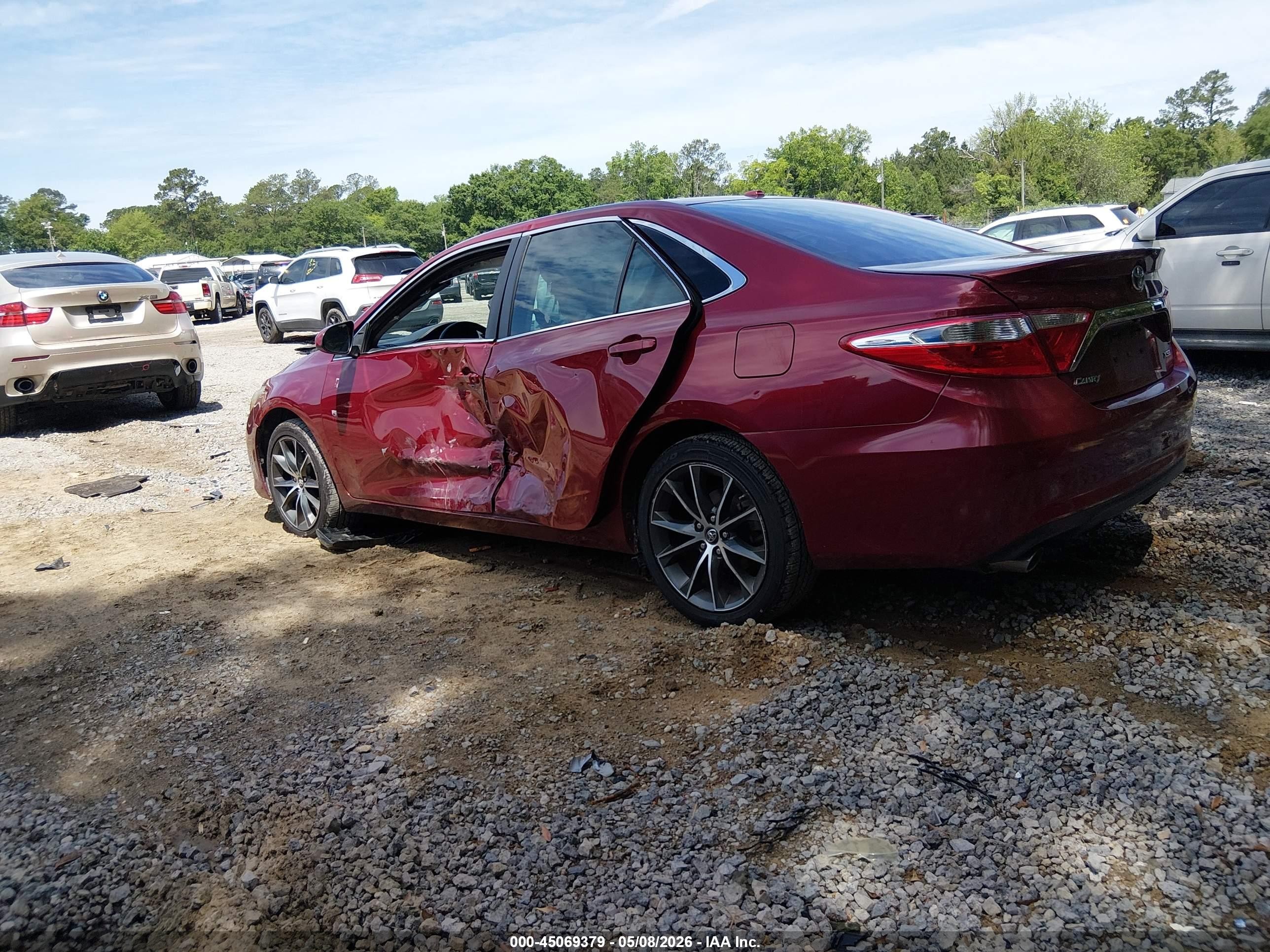 2017 Toyota Camry Xse V6 Красный vin: 4T1BK1FK4HU580564