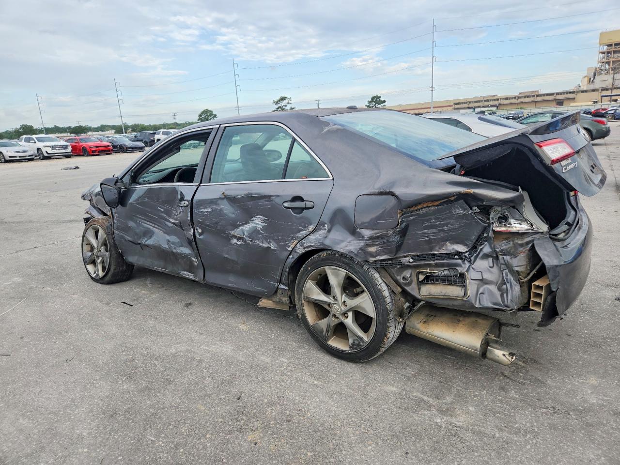 2012 Toyota Camry Se V6 Gray vin: 4T1BK1FK5CU004538