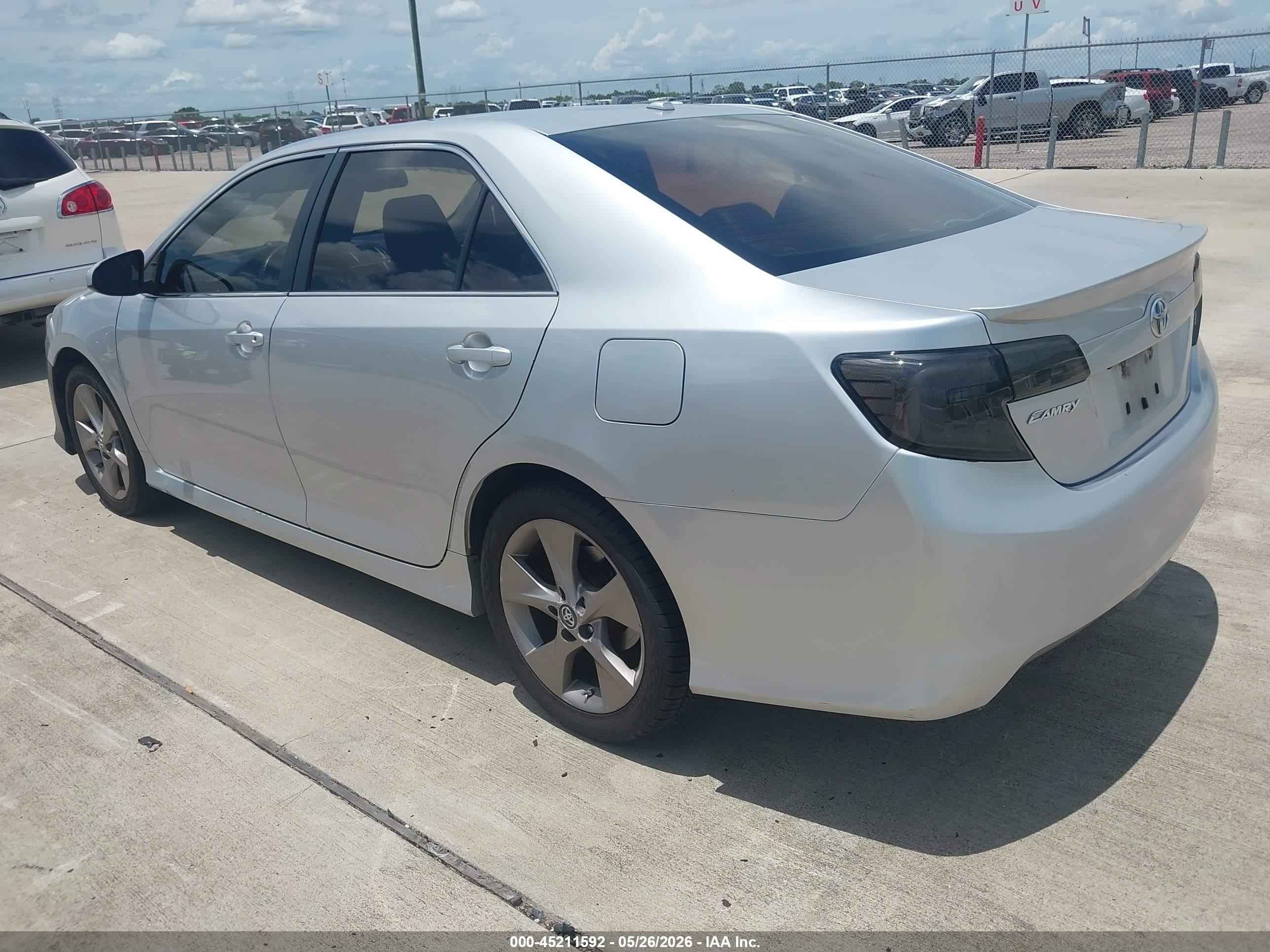 2012 Toyota Camry Se V6 Gray vin: 4T1BK1FK5CU004734