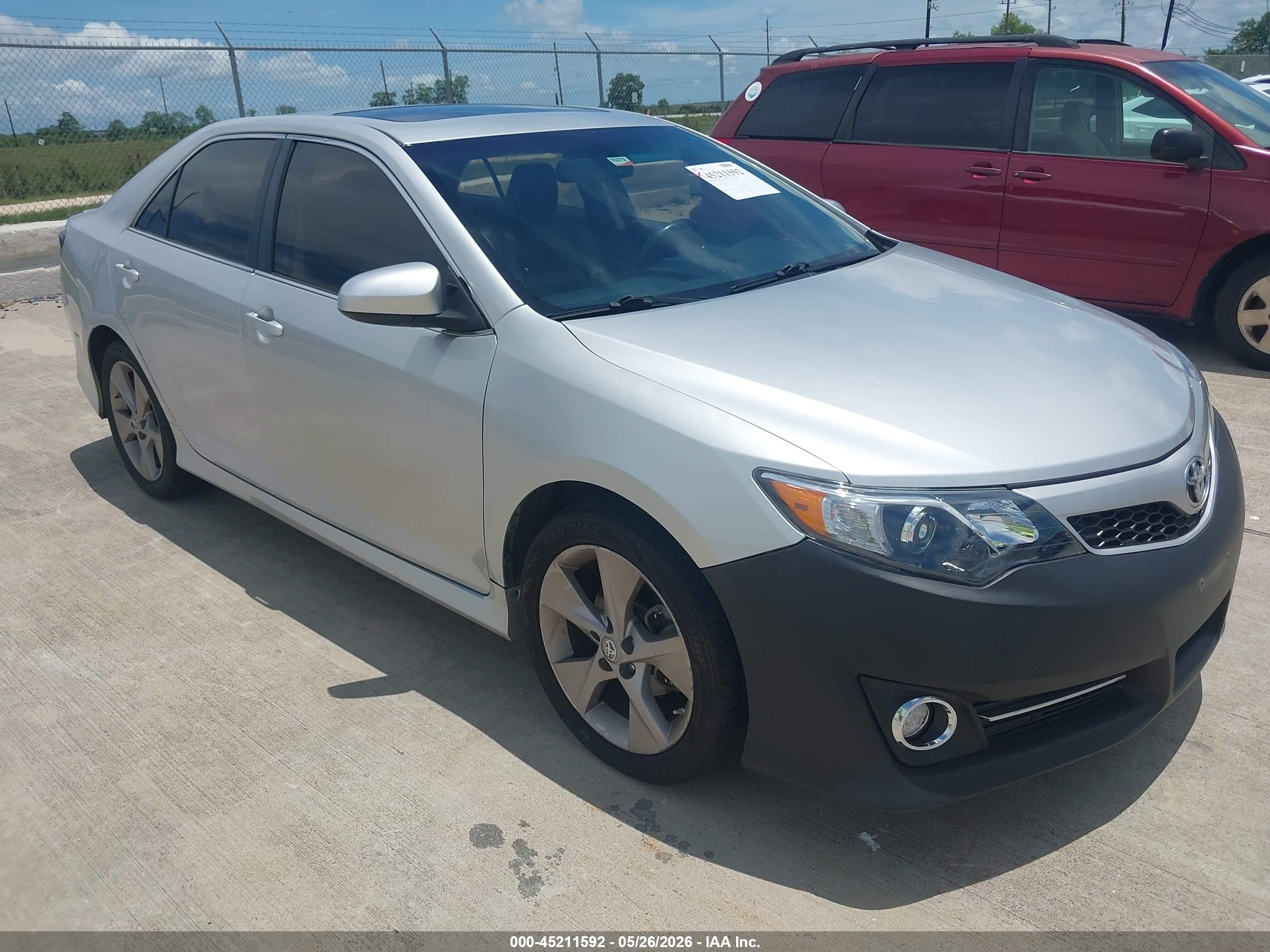 2012 Toyota Camry Se V6 Gray vin: 4T1BK1FK5CU004734