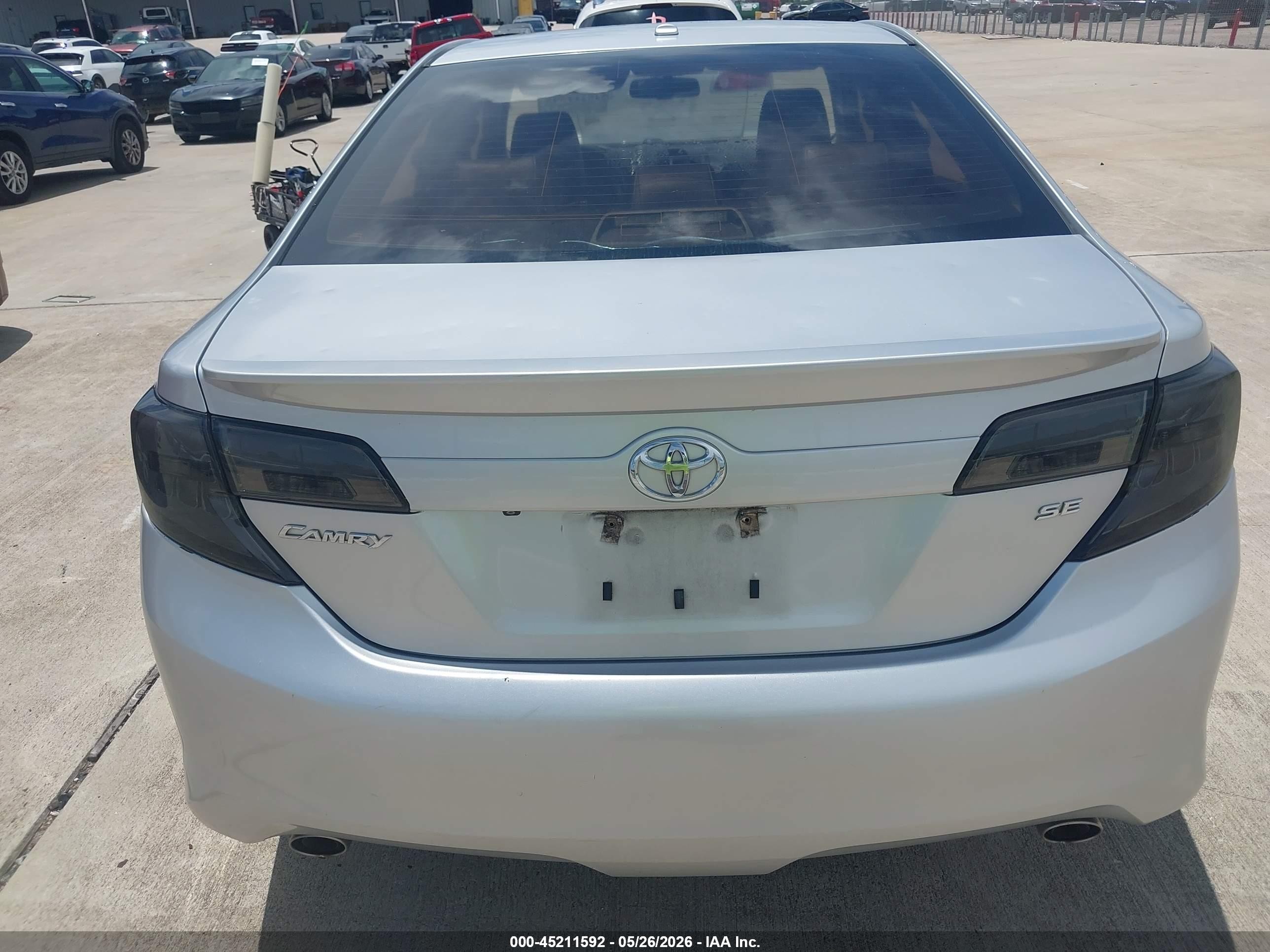 2012 Toyota Camry Se V6 Gray vin: 4T1BK1FK5CU004734