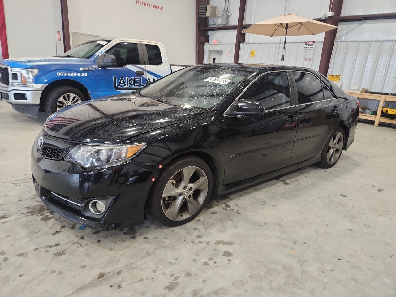 2012 Toyota Camry Se V6 Black vin: 4T1BK1FK5CU005821