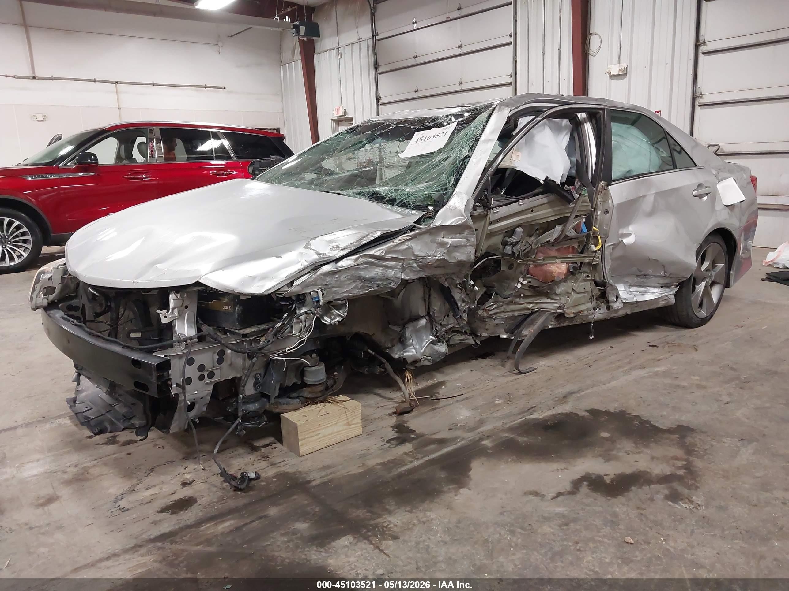 2012 Toyota Camry Se V6 Серебряный vin: 4T1BK1FK5CU019637