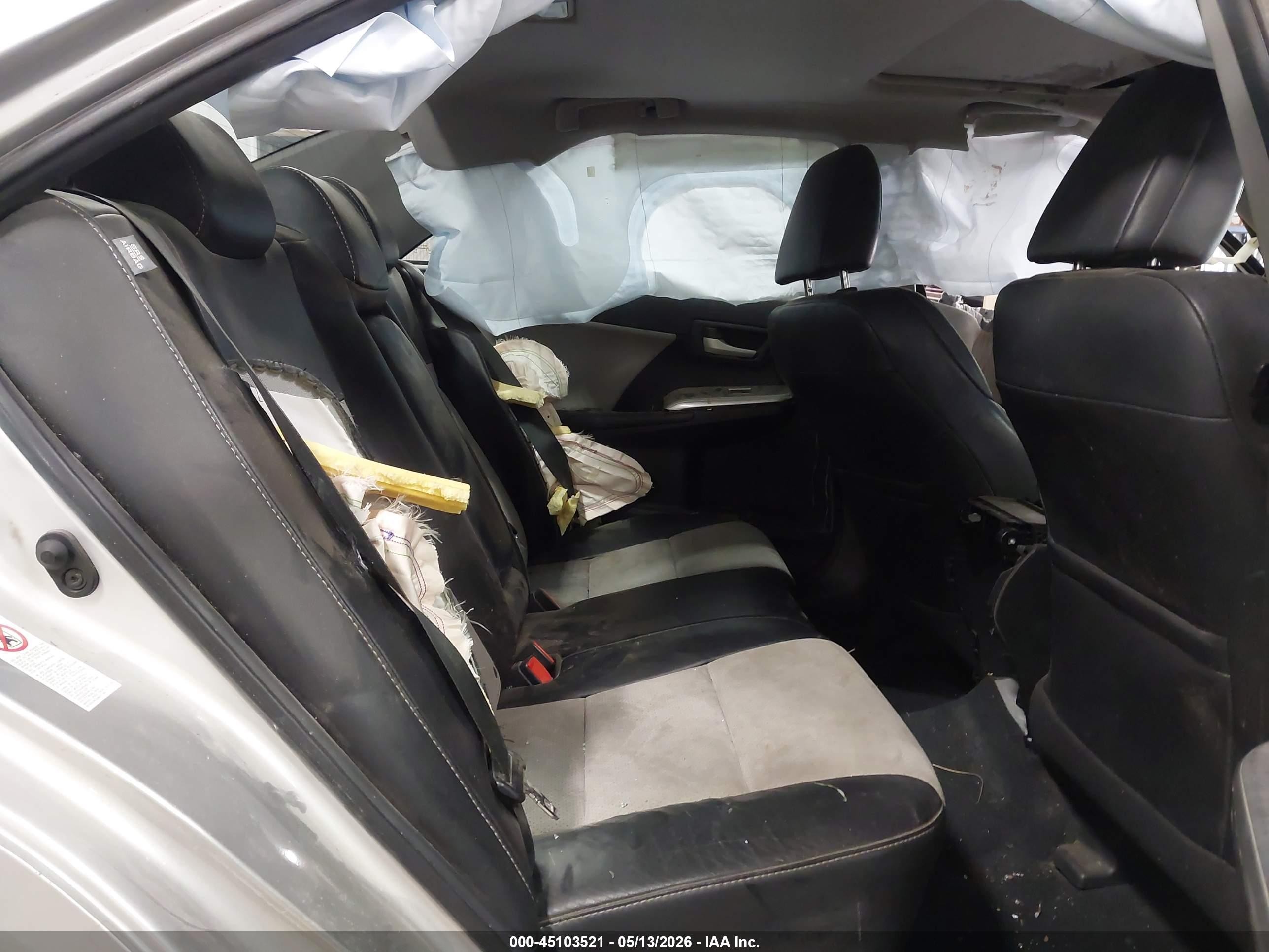 2012 Toyota Camry Se V6 Серебряный vin: 4T1BK1FK5CU019637