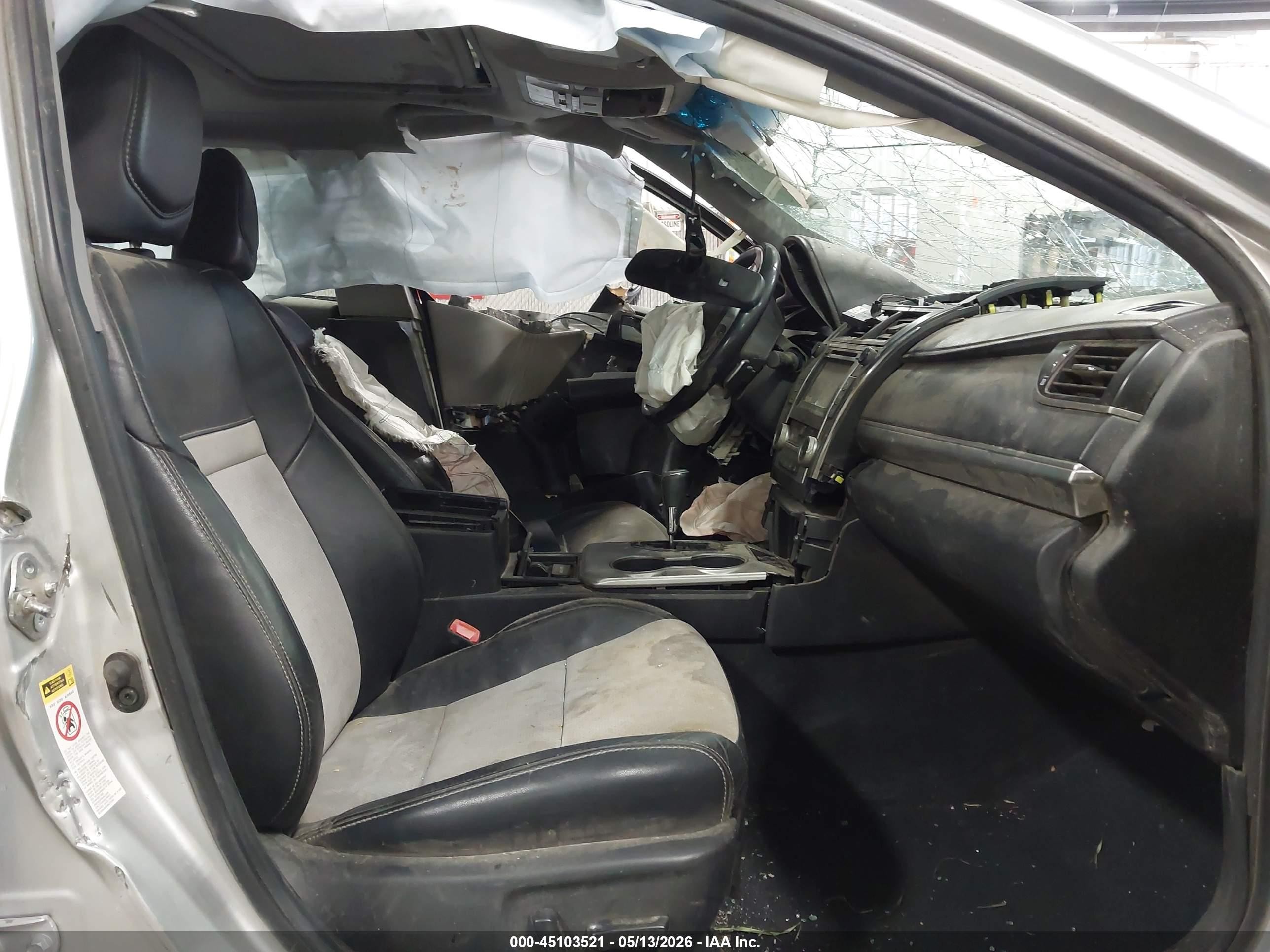 2012 Toyota Camry Se V6 Серебряный vin: 4T1BK1FK5CU019637
