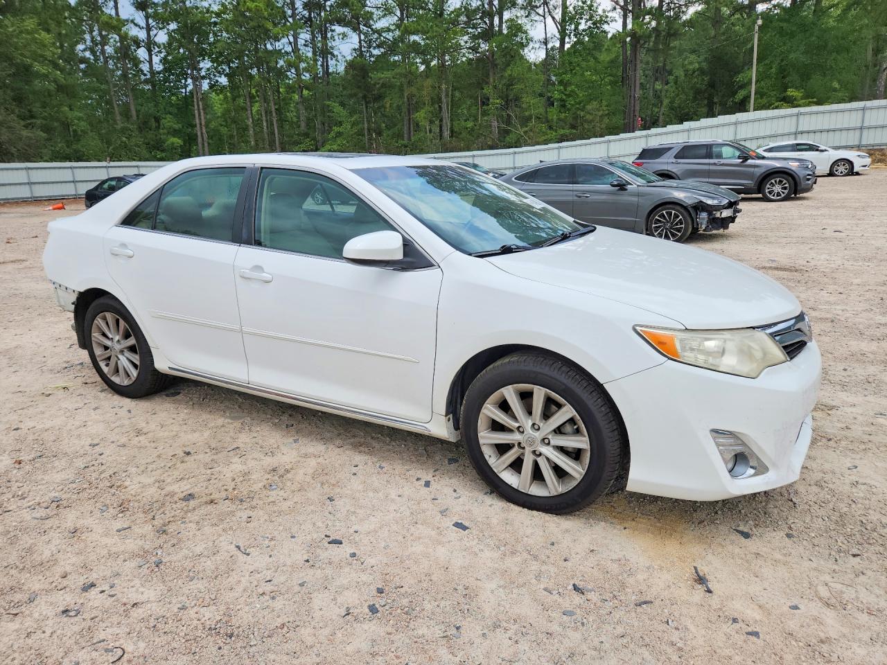 2012 Toyota Camry Xle V6 White vin: 4T1BK1FK5CU500410