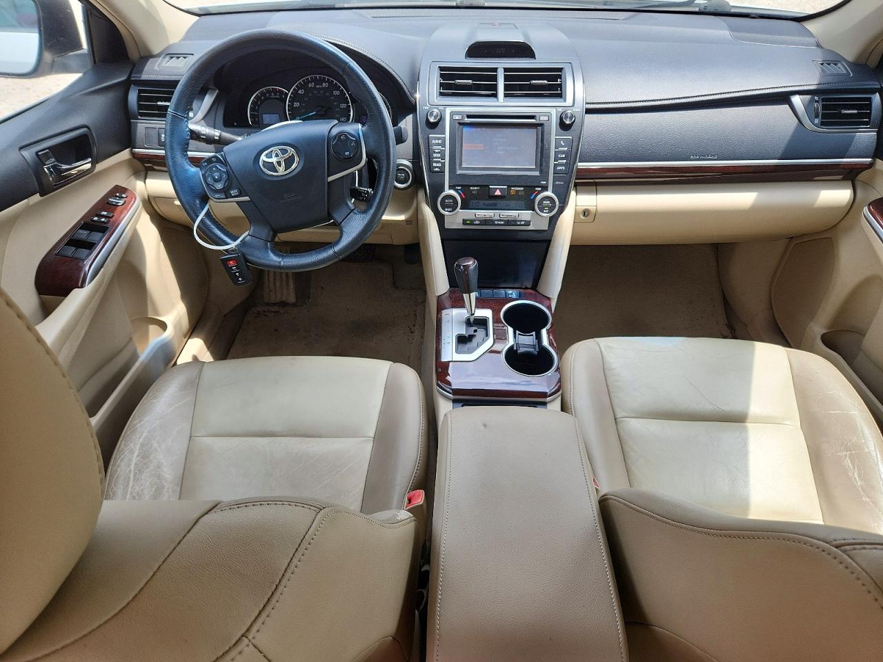 2012 Toyota Camry Xle V6 White vin: 4T1BK1FK5CU500410