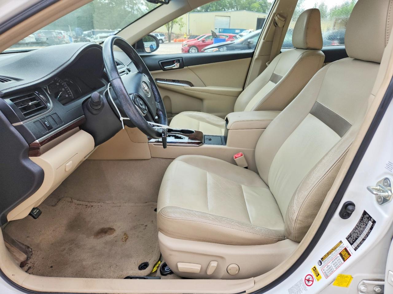 2012 Toyota Camry Xle V6 White vin: 4T1BK1FK5CU500410